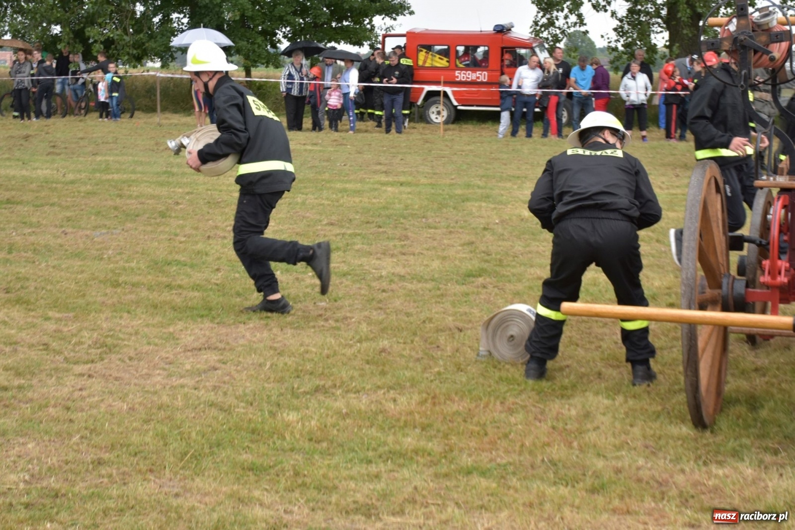 Zdjęcie w galerii na portalu naszraciborz.pl: Bieńkowickie zawody sikawek konnych. Tworków z głównym trofeum [FOTO i WIDEO] wiadomości z regionu