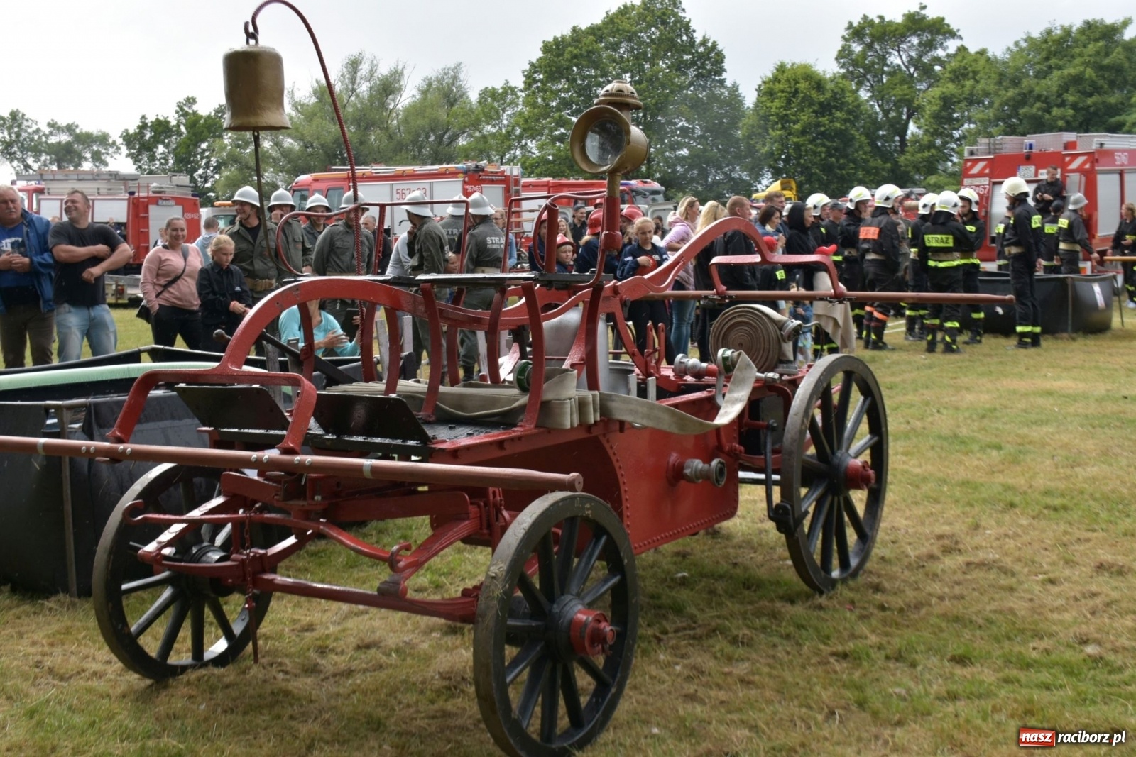 Zdjęcie w galerii na portalu naszraciborz.pl: Bieńkowickie zawody sikawek konnych. Tworków z głównym trofeum [FOTO i WIDEO] wiadomości z regionu