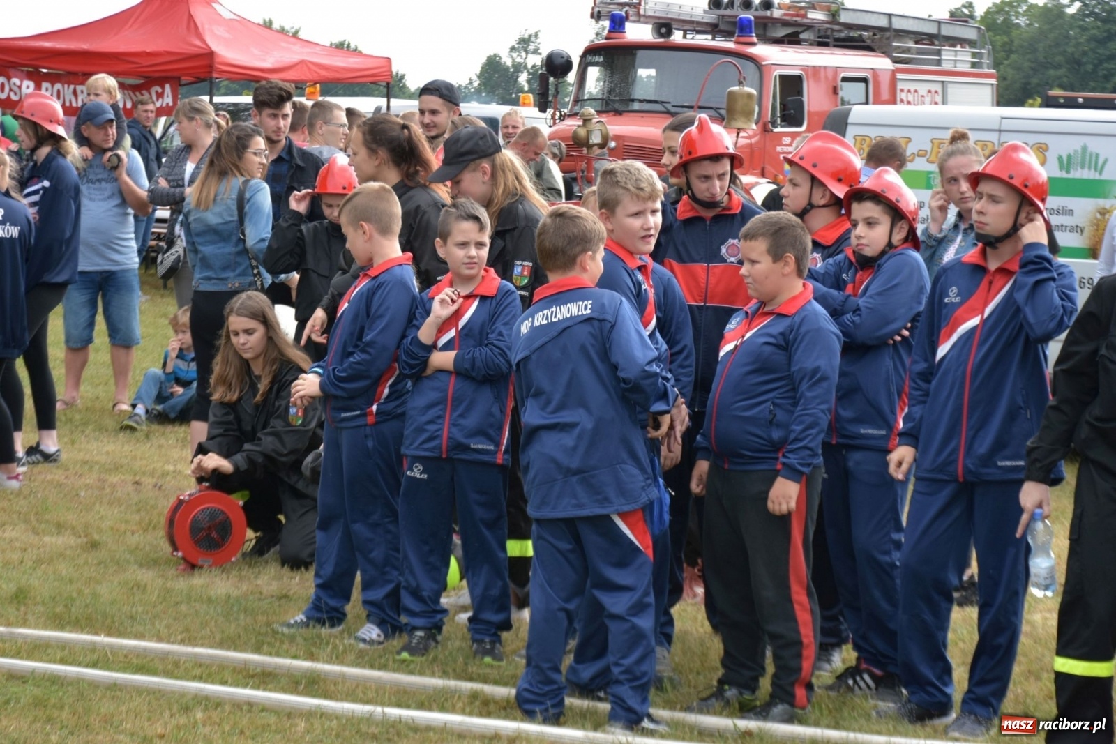 Zdjęcie w galerii na portalu naszraciborz.pl: Bieńkowickie zawody sikawek konnych. Tworków z głównym trofeum [FOTO i WIDEO] wiadomości z regionu