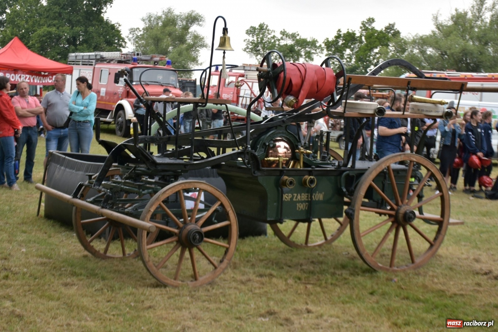 Zdjęcie w galerii na portalu naszraciborz.pl: Bieńkowickie zawody sikawek konnych. Tworków z głównym trofeum [FOTO i WIDEO] wiadomości z regionu