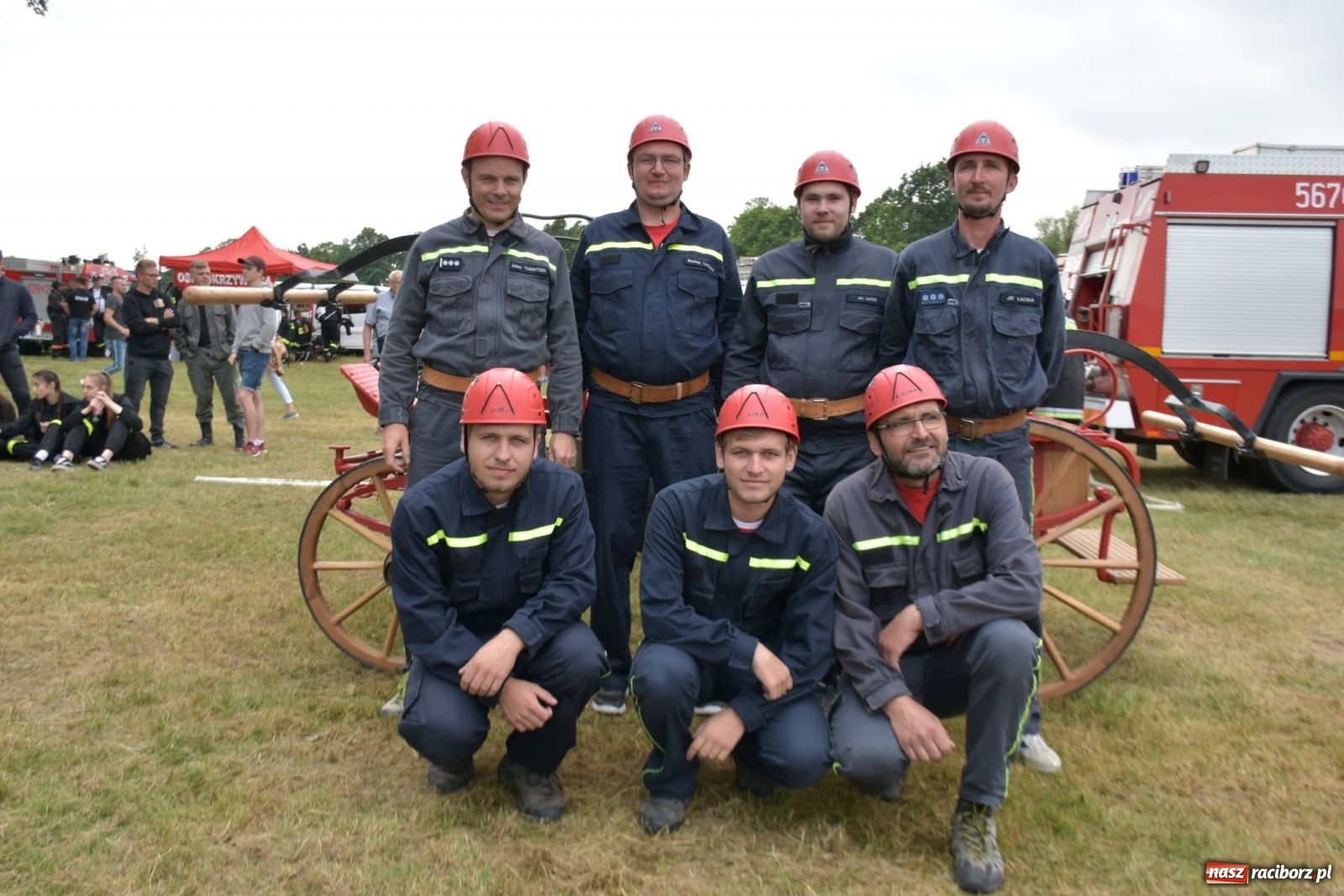 Zdjęcie w galerii na portalu naszraciborz.pl: Bieńkowickie zawody sikawek konnych. Tworków z głównym trofeum [FOTO i WIDEO] wiadomości z regionu