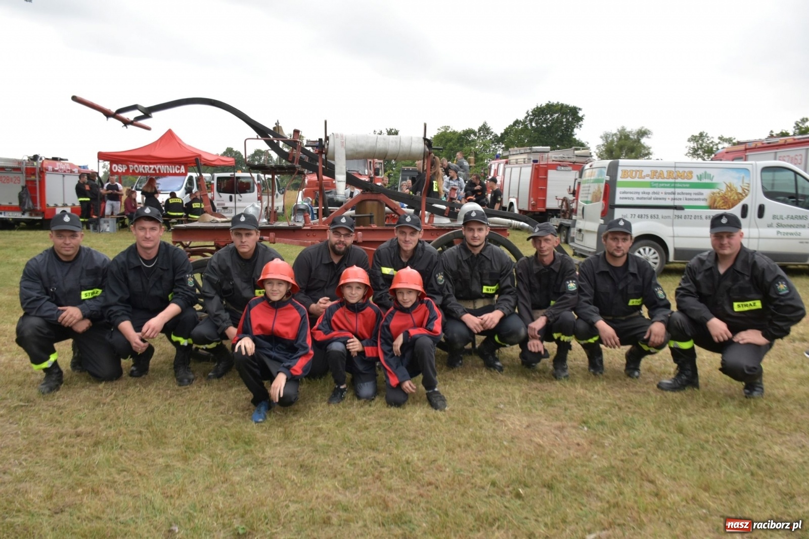 Zdjęcie w galerii na portalu naszraciborz.pl: Bieńkowickie zawody sikawek konnych. Tworków z głównym trofeum [FOTO i WIDEO] wiadomości z regionu