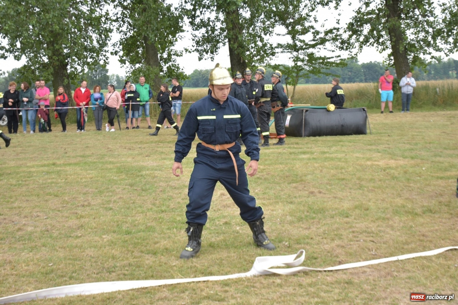 Zdjęcie w galerii na portalu naszraciborz.pl: Bieńkowickie zawody sikawek konnych. Tworków z głównym trofeum [FOTO i WIDEO] wiadomości z regionu