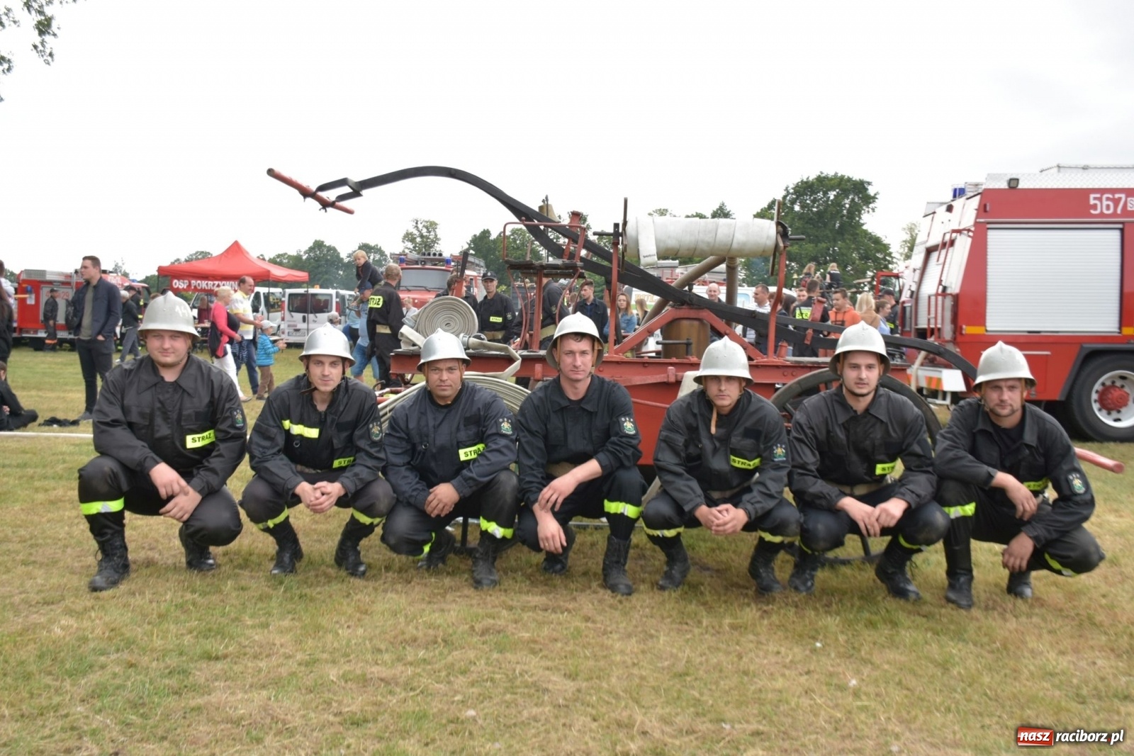 Zdjęcie w galerii na portalu naszraciborz.pl: Bieńkowickie zawody sikawek konnych. Tworków z głównym trofeum [FOTO i WIDEO] wiadomości z regionu