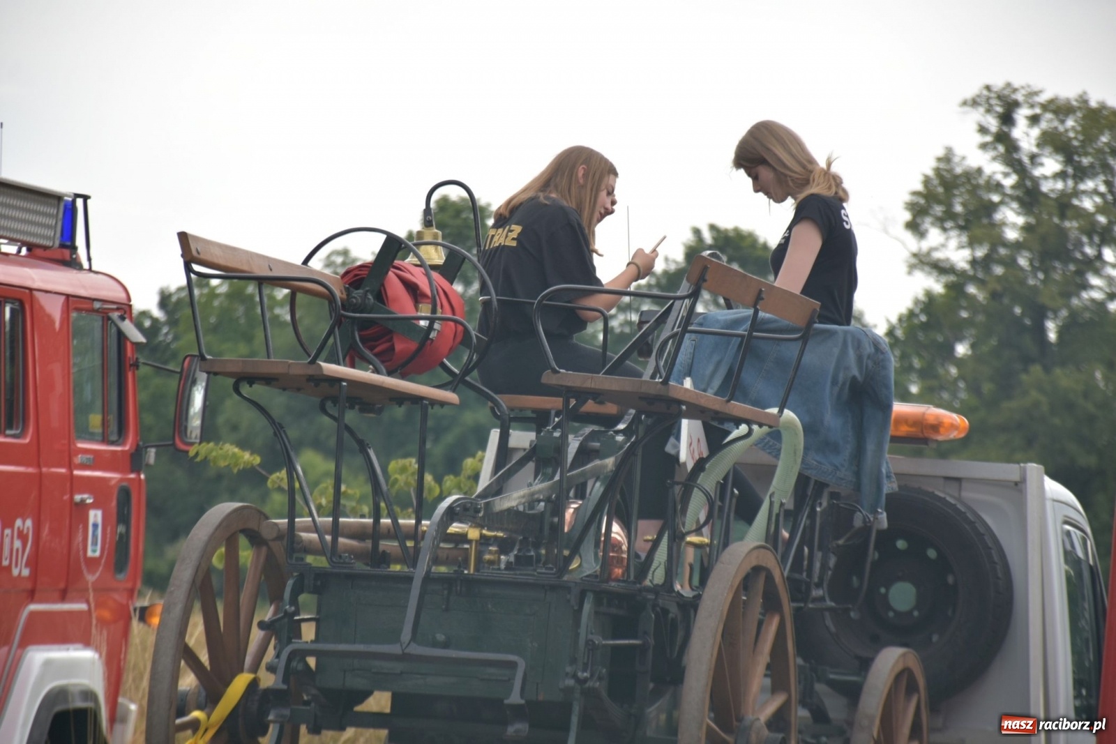 Zdjęcie w galerii na portalu naszraciborz.pl: Bieńkowickie zawody sikawek konnych. Tworków z głównym trofeum [FOTO i WIDEO] wiadomości z regionu