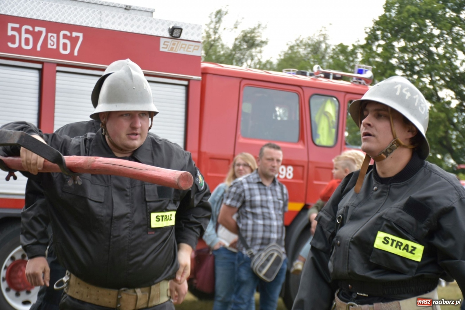 Zdjęcie w galerii na portalu naszraciborz.pl: Bieńkowickie zawody sikawek konnych. Tworków z głównym trofeum [FOTO i WIDEO] wiadomości z regionu