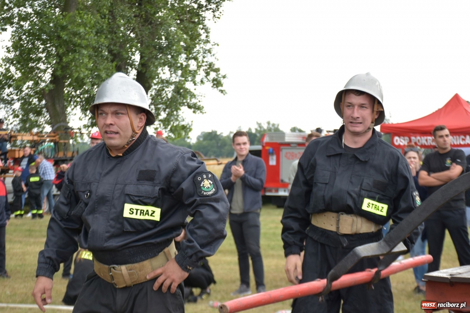 Zdjęcie w galerii na portalu naszraciborz.pl: Bieńkowickie zawody sikawek konnych. Tworków z głównym trofeum [FOTO i WIDEO] wiadomości z regionu