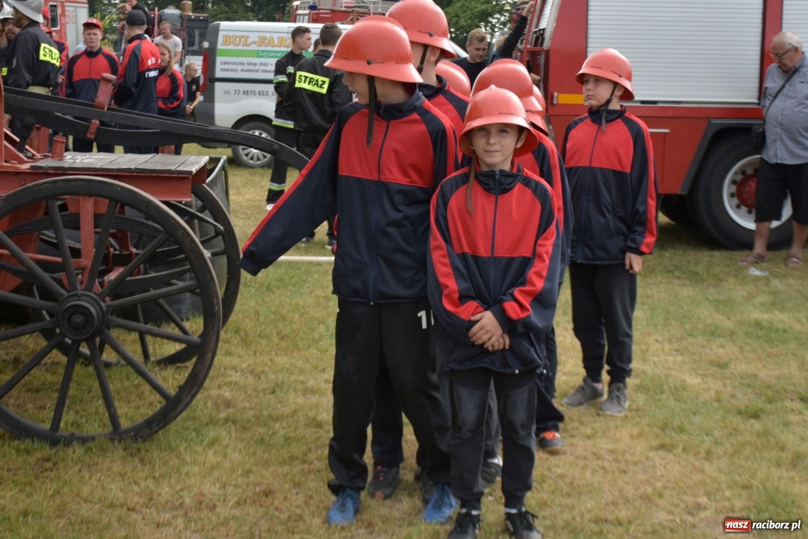 Zdjęcie w galerii na portalu naszraciborz.pl: Bieńkowickie zawody sikawek konnych. Tworków z głównym trofeum [FOTO i WIDEO] wiadomości z regionu