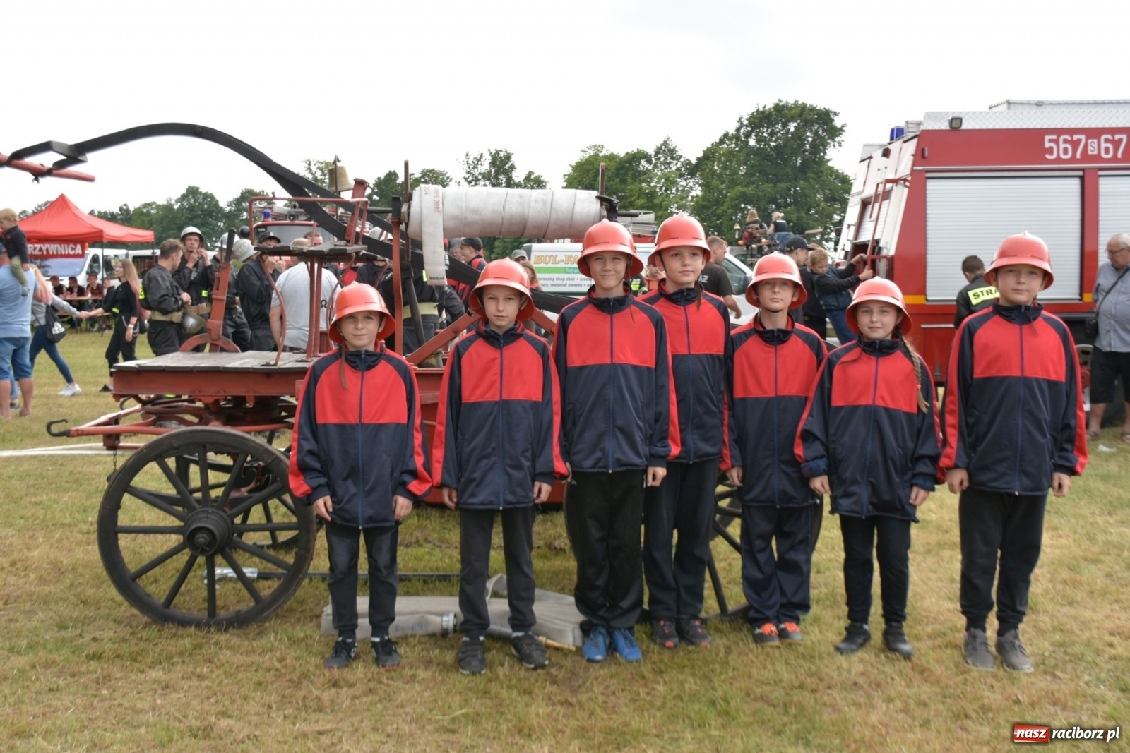 Zdjęcie w galerii na portalu naszraciborz.pl: Bieńkowickie zawody sikawek konnych. Tworków z głównym trofeum [FOTO i WIDEO] wiadomości z regionu
