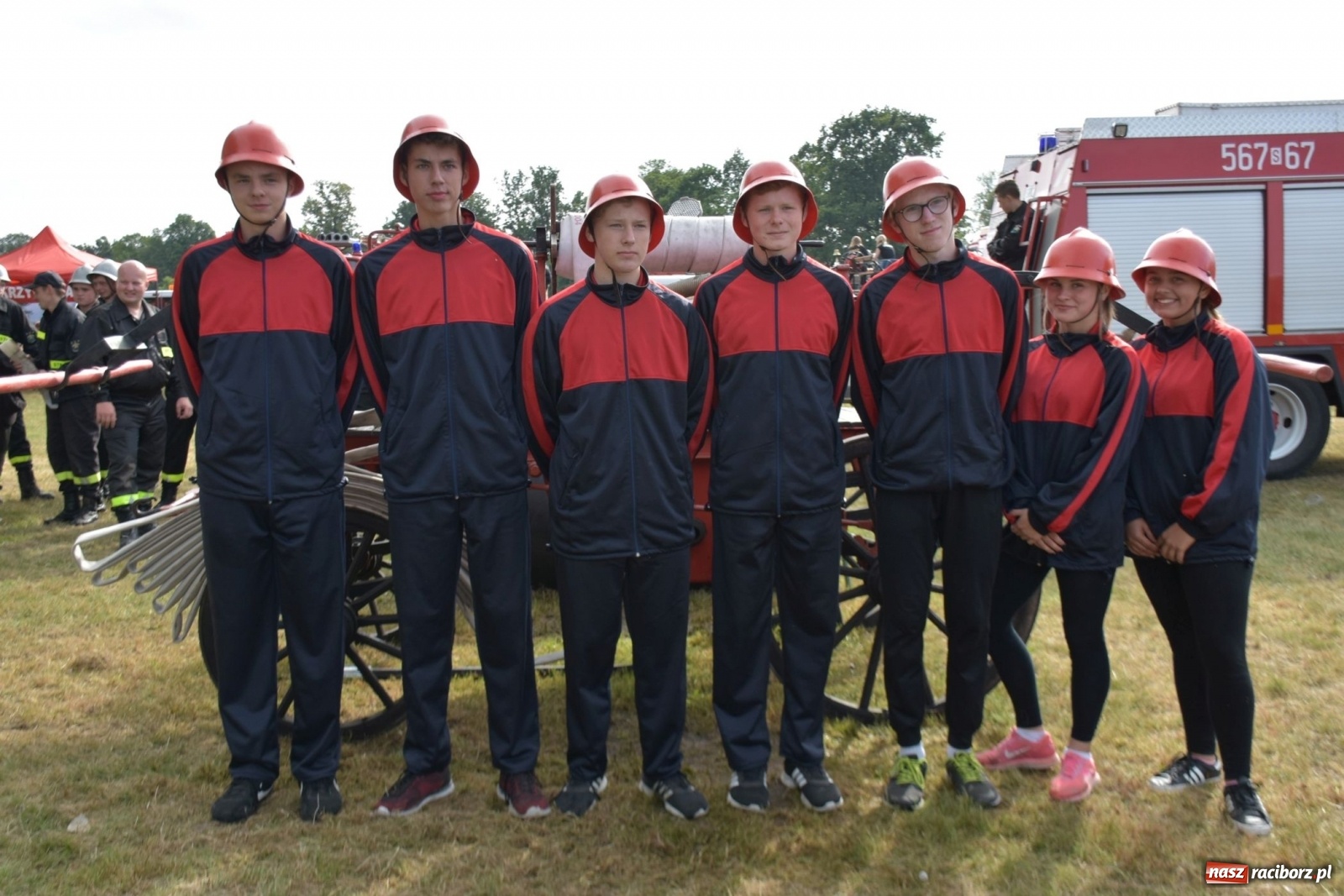 Zdjęcie w galerii na portalu naszraciborz.pl: Bieńkowickie zawody sikawek konnych. Tworków z głównym trofeum [FOTO i WIDEO] wiadomości z regionu