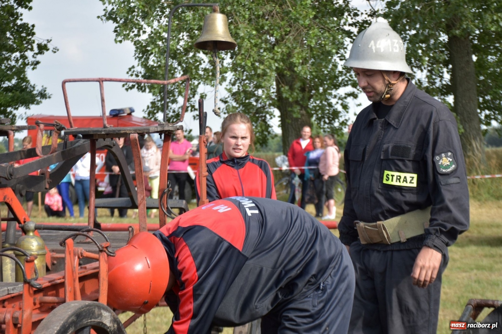 Zdjęcie w galerii na portalu naszraciborz.pl: Bieńkowickie zawody sikawek konnych. Tworków z głównym trofeum [FOTO i WIDEO] wiadomości z regionu