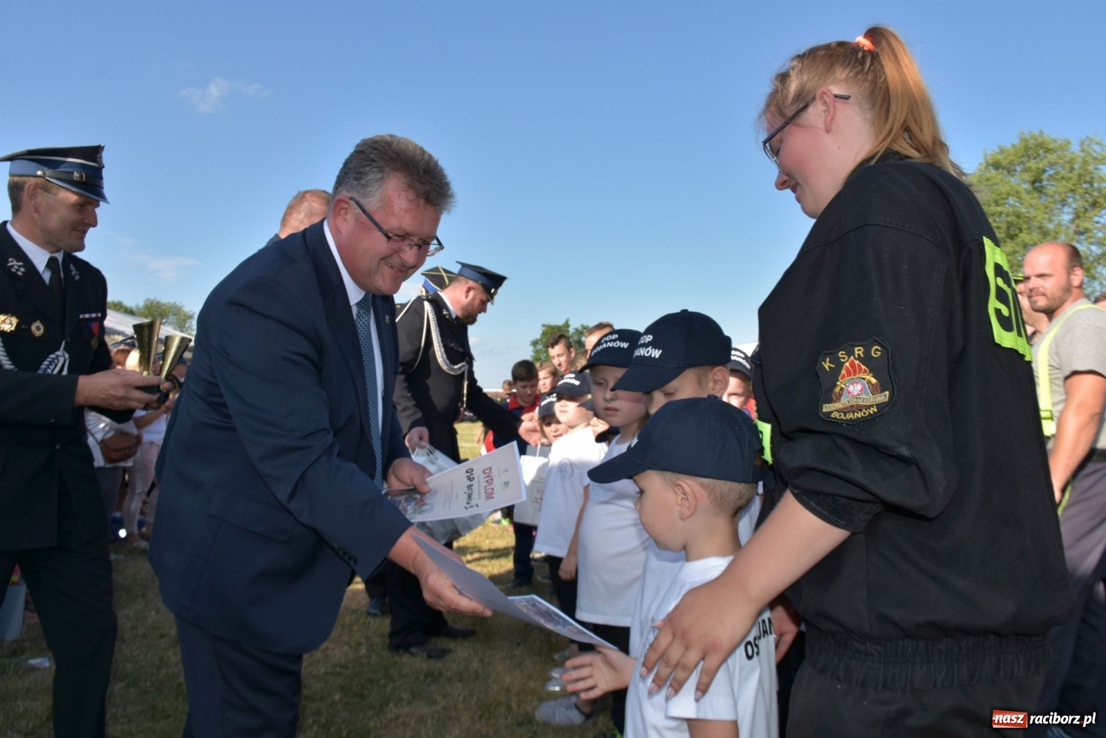 Zdjęcie w galerii na portalu naszraciborz.pl: Bieńkowickie zawody sikawek konnych. Tworków z głównym trofeum [FOTO i WIDEO] wiadomości z regionu