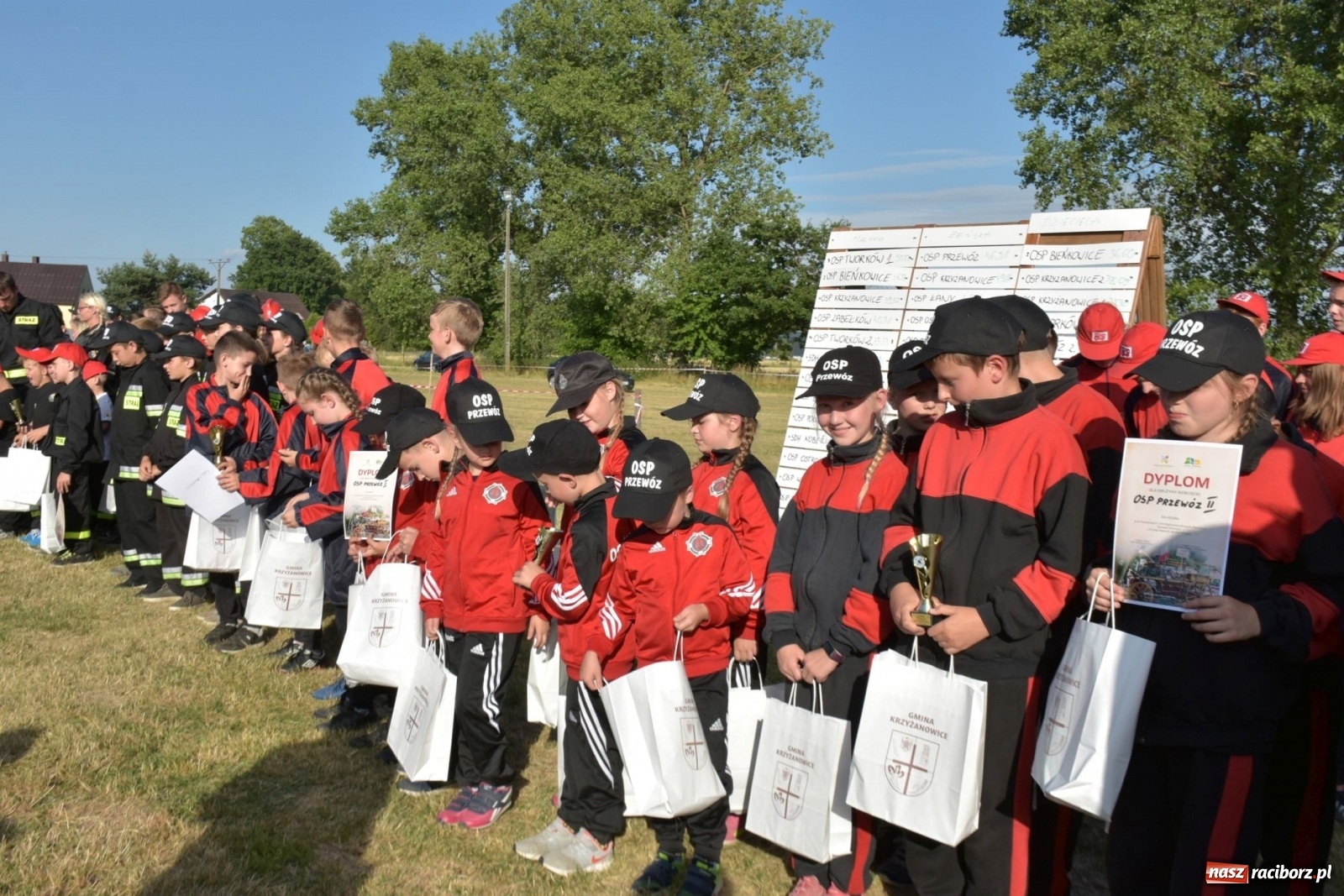 Zdjęcie w galerii na portalu naszraciborz.pl: Bieńkowickie zawody sikawek konnych. Tworków z głównym trofeum [FOTO i WIDEO] wiadomości z regionu