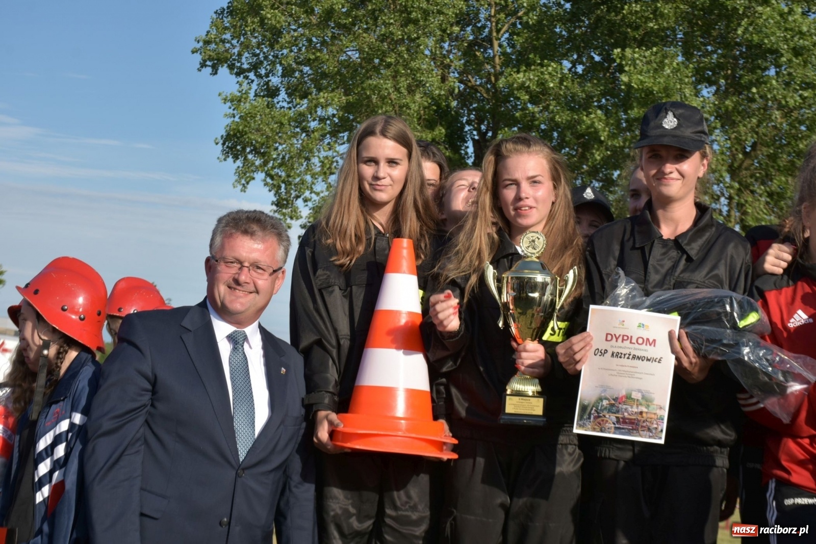 Zdjęcie w galerii na portalu naszraciborz.pl: Bieńkowickie zawody sikawek konnych. Tworków z głównym trofeum [FOTO i WIDEO] wiadomości z regionu