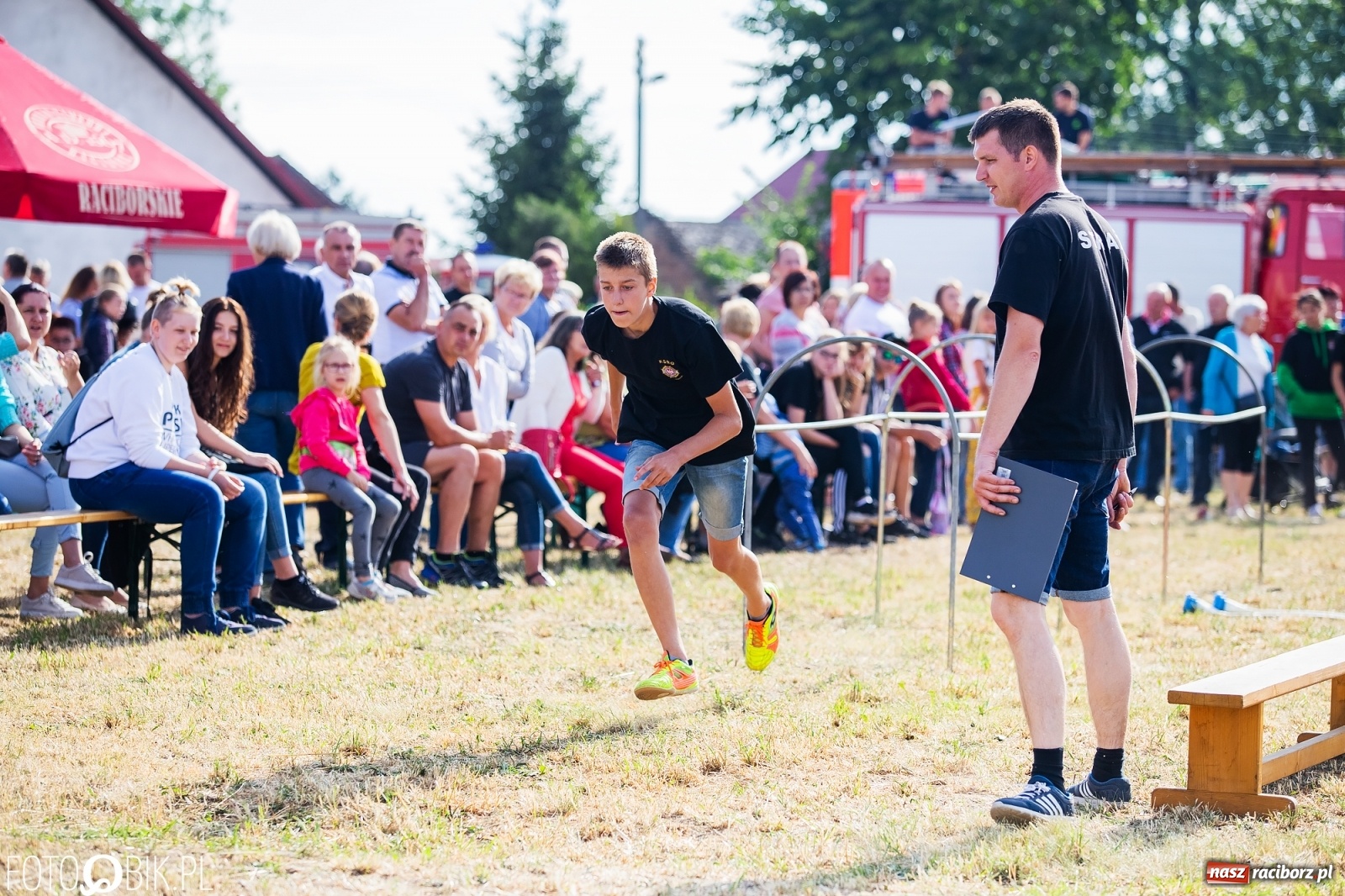 Zdjęcie w galerii na portalu naszraciborz.pl: Zawody strażackie w ramach obchodów 130-lecia OSP Krzanowice wiadomości z regionu