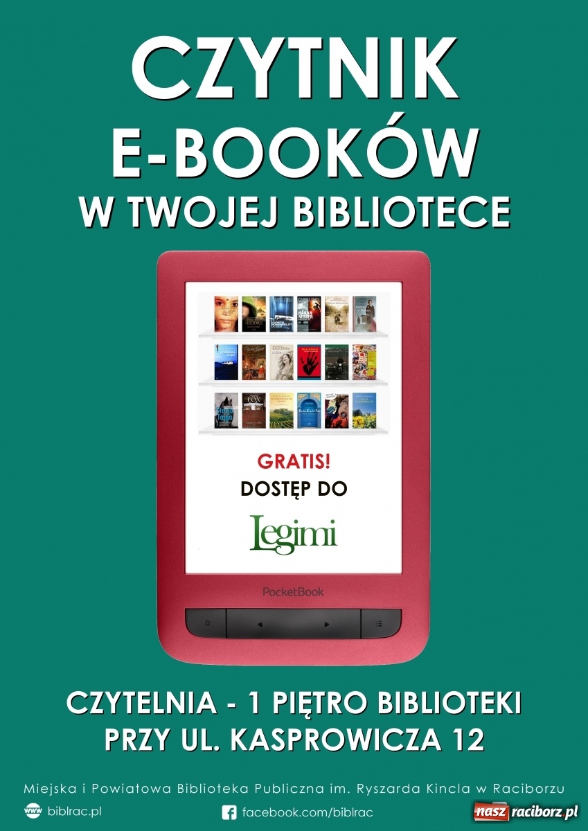 Zdjęcie w galerii na portalu naszraciborz.pl: Zabierz książkę na wakacje, czyli Legimi w raciborskiej książnicy wiadomości z regionu