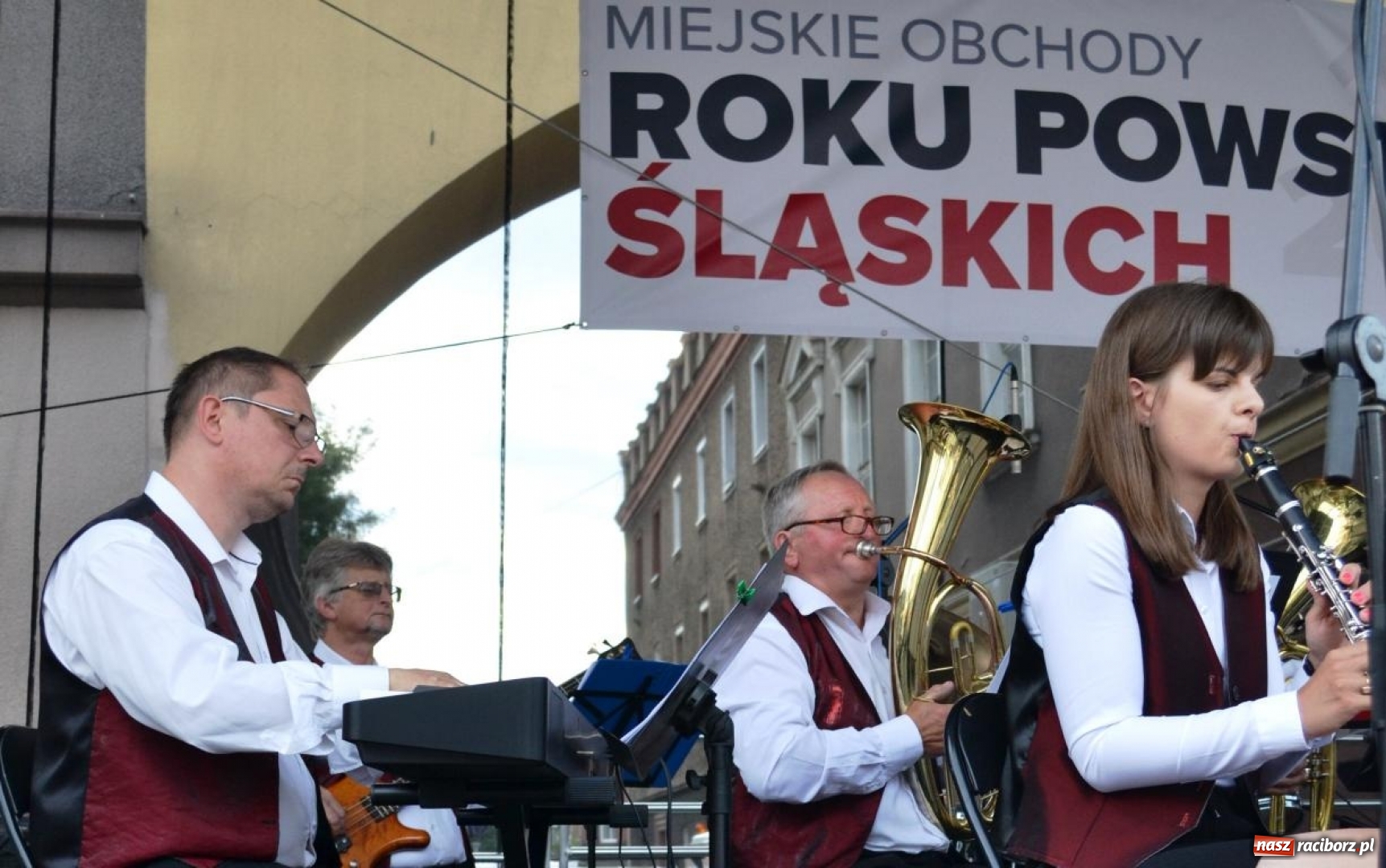 Zdjęcie w galerii na portalu naszraciborz.pl: Artyści RCK na miejskich obchodach Roku Powstań Śląskich [FOTO] wiadomości z regionu