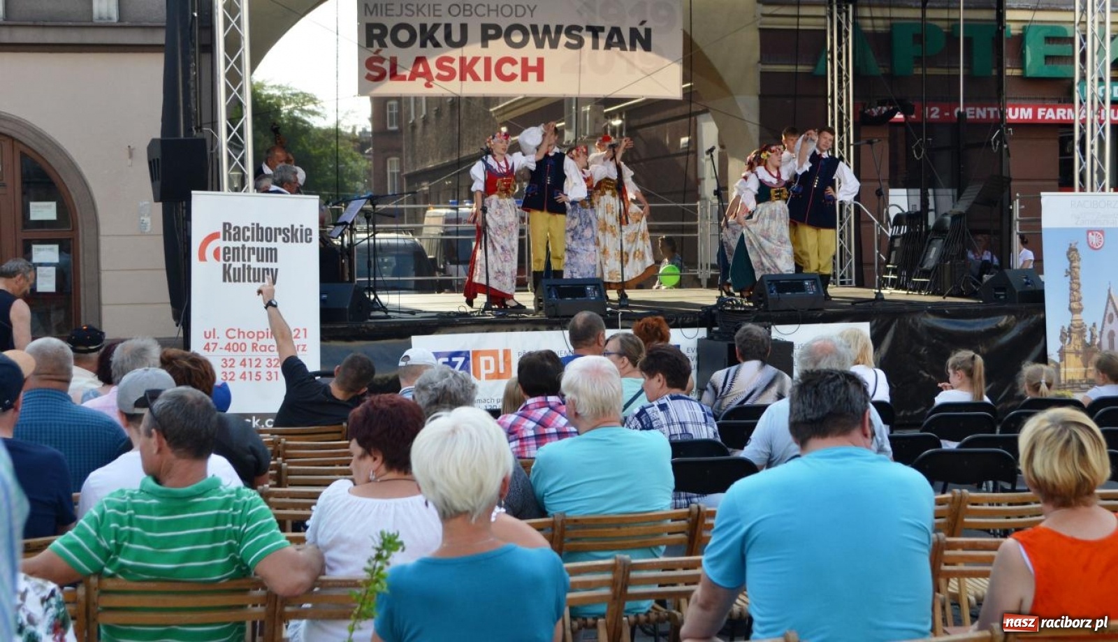 Zdjęcie w galerii na portalu naszraciborz.pl: Artyści RCK na miejskich obchodach Roku Powstań Śląskich [FOTO] wiadomości z regionu