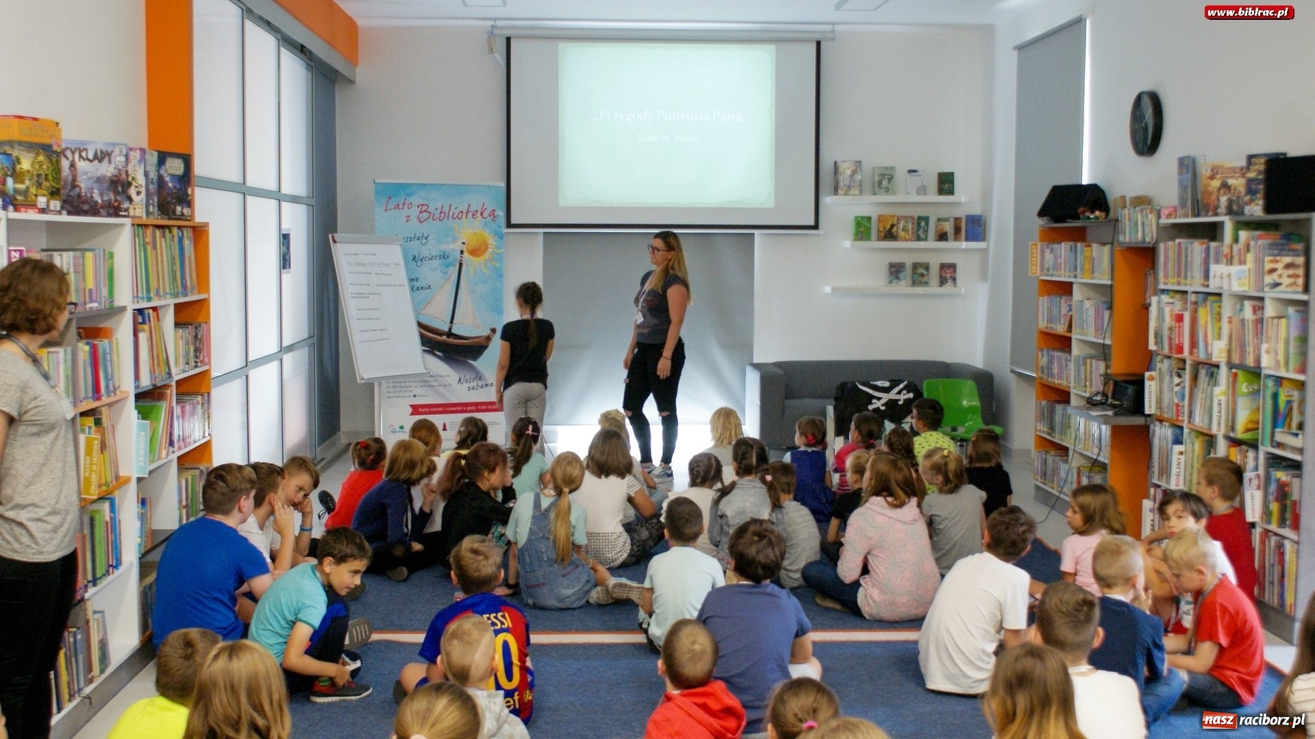 Zdjęcie w galerii na portalu naszraciborz.pl: Młodzi czytelnicy w podróży do Nibylandii [FOTO] wiadomości z regionu