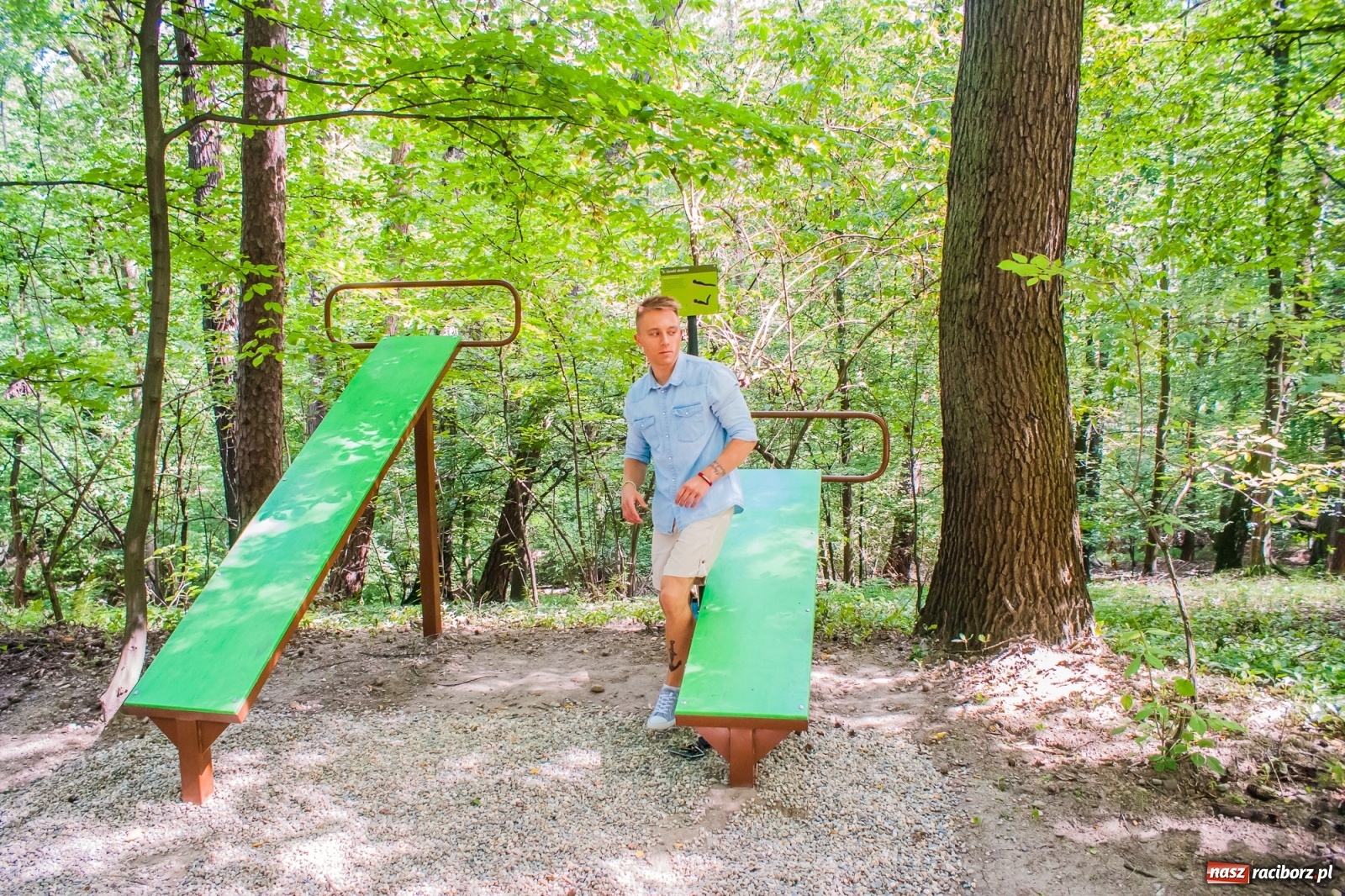 Zdjęcie w galerii na portalu naszraciborz.pl: Ścieżka zdrowia w Arboretum po rewitalizacji [FOTO i WIDEO] wiadomości z regionu
