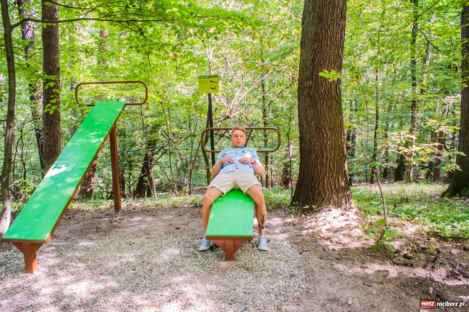 Zdjęcie w galerii na portalu naszraciborz.pl: Ścieżka zdrowia w Arboretum po rewitalizacji [FOTO i WIDEO] wiadomości z regionu