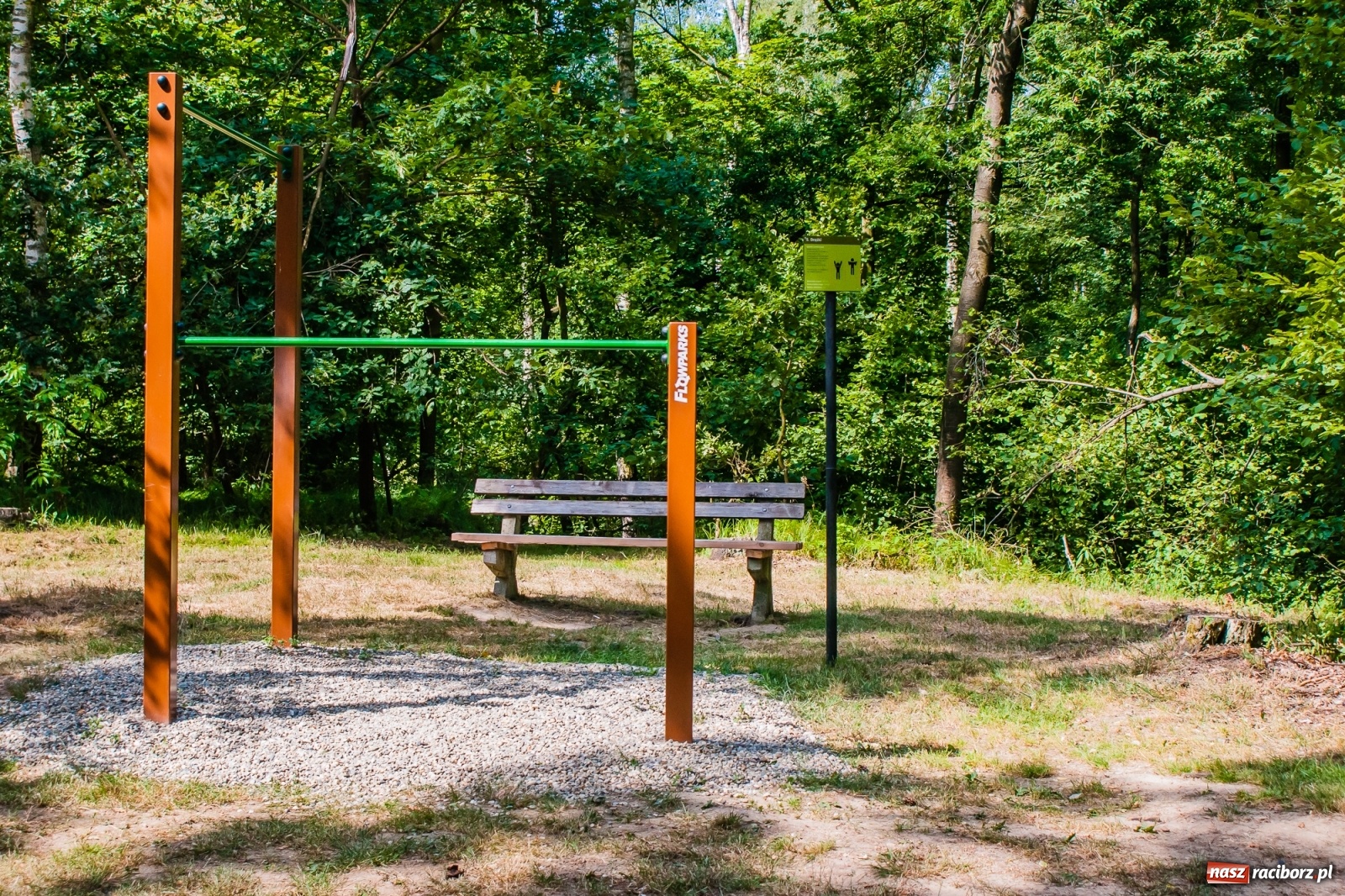 Zdjęcie w galerii na portalu naszraciborz.pl: Ścieżka zdrowia w Arboretum po rewitalizacji [FOTO i WIDEO] wiadomości z regionu