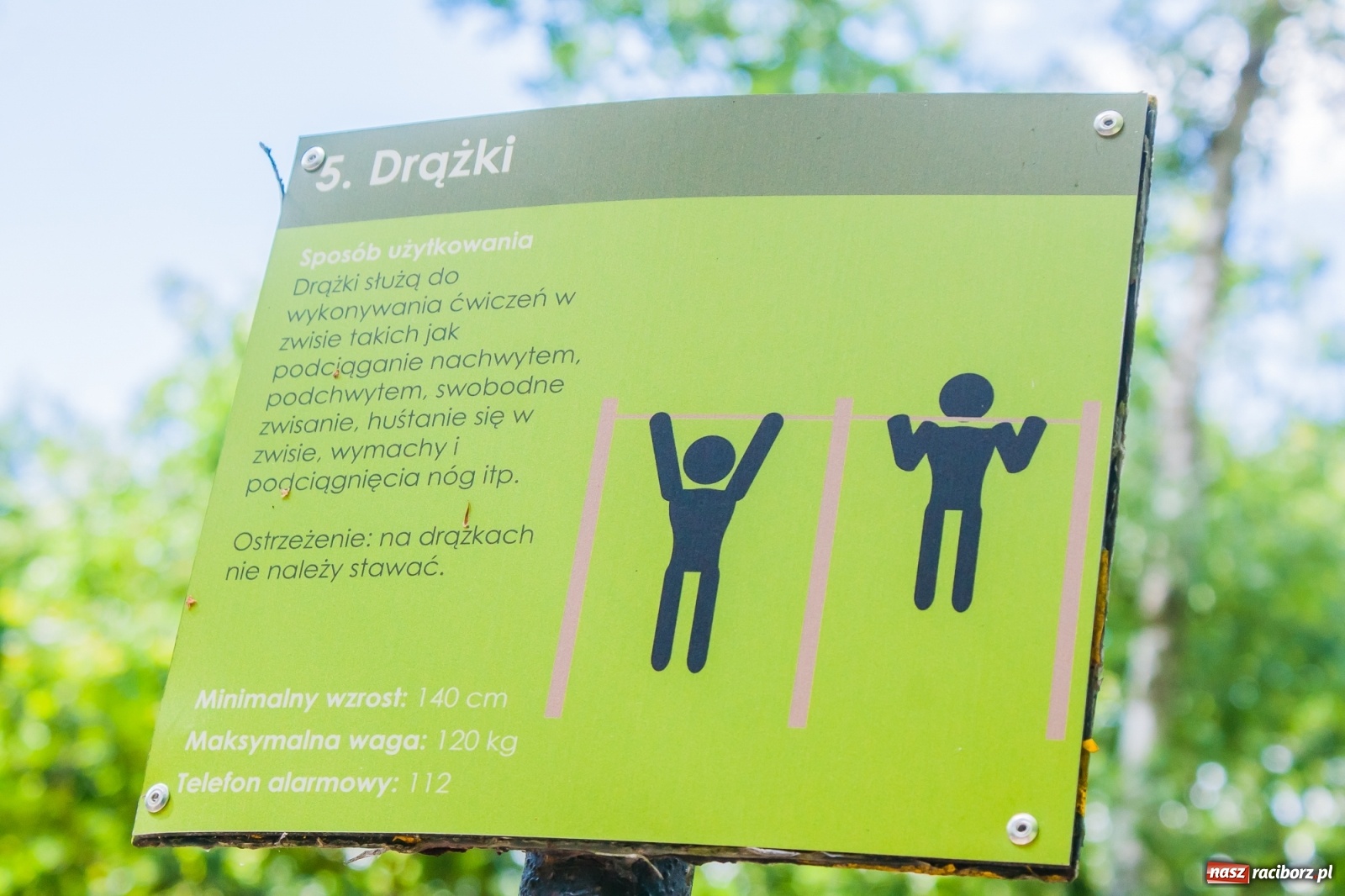 Zdjęcie w galerii na portalu naszraciborz.pl: Ścieżka zdrowia w Arboretum po rewitalizacji [FOTO i WIDEO] wiadomości z regionu