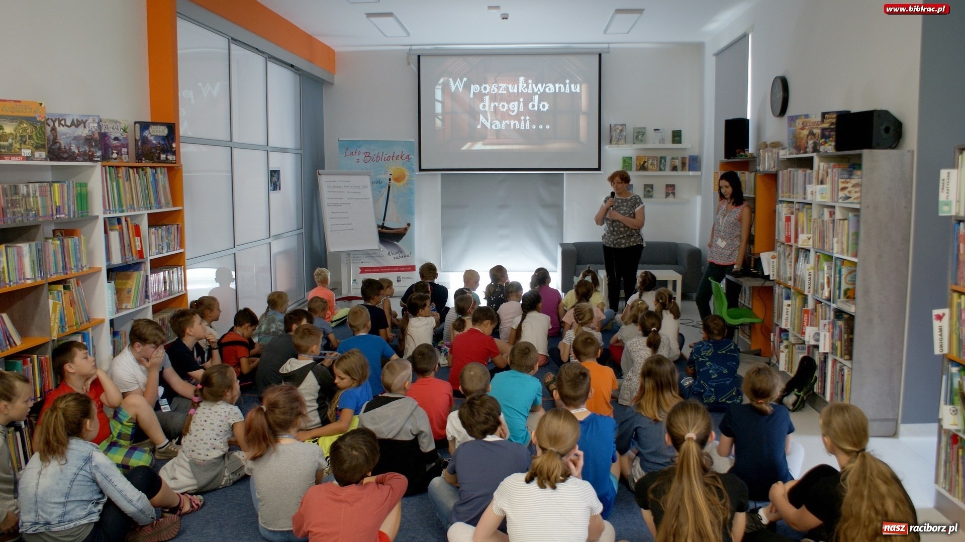 Zdjęcie w galerii na portalu naszraciborz.pl: W poszukiwaniu drogi do Narnii, czyli Lato z biblioteką w pełni wiadomości z regionu