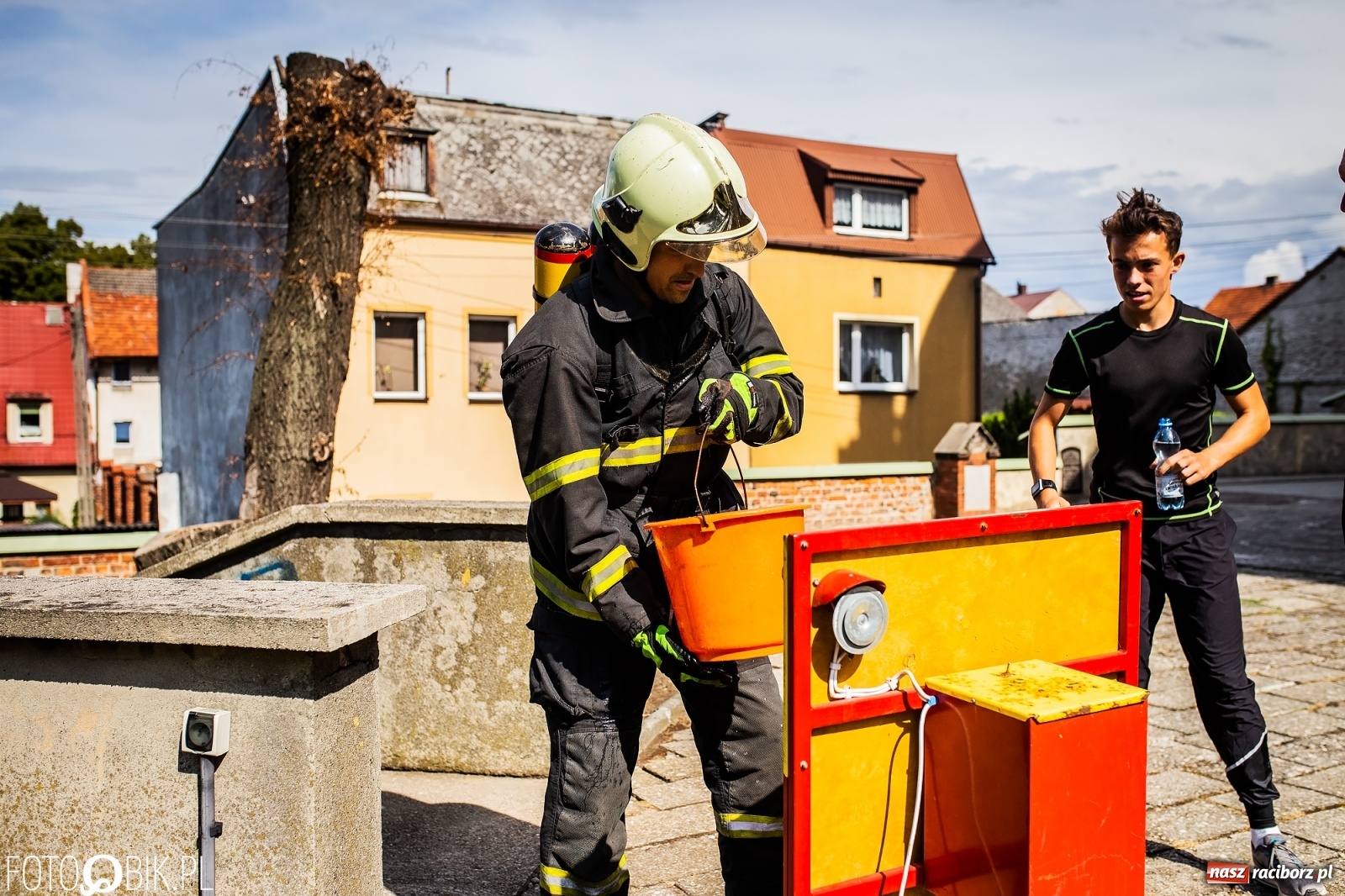 Zdjęcie w galerii na portalu naszraciborz.pl: Żelazny jak strażak. Polacy tłem dla Czechów w Krzanowicach [FOTO] wiadomości z regionu