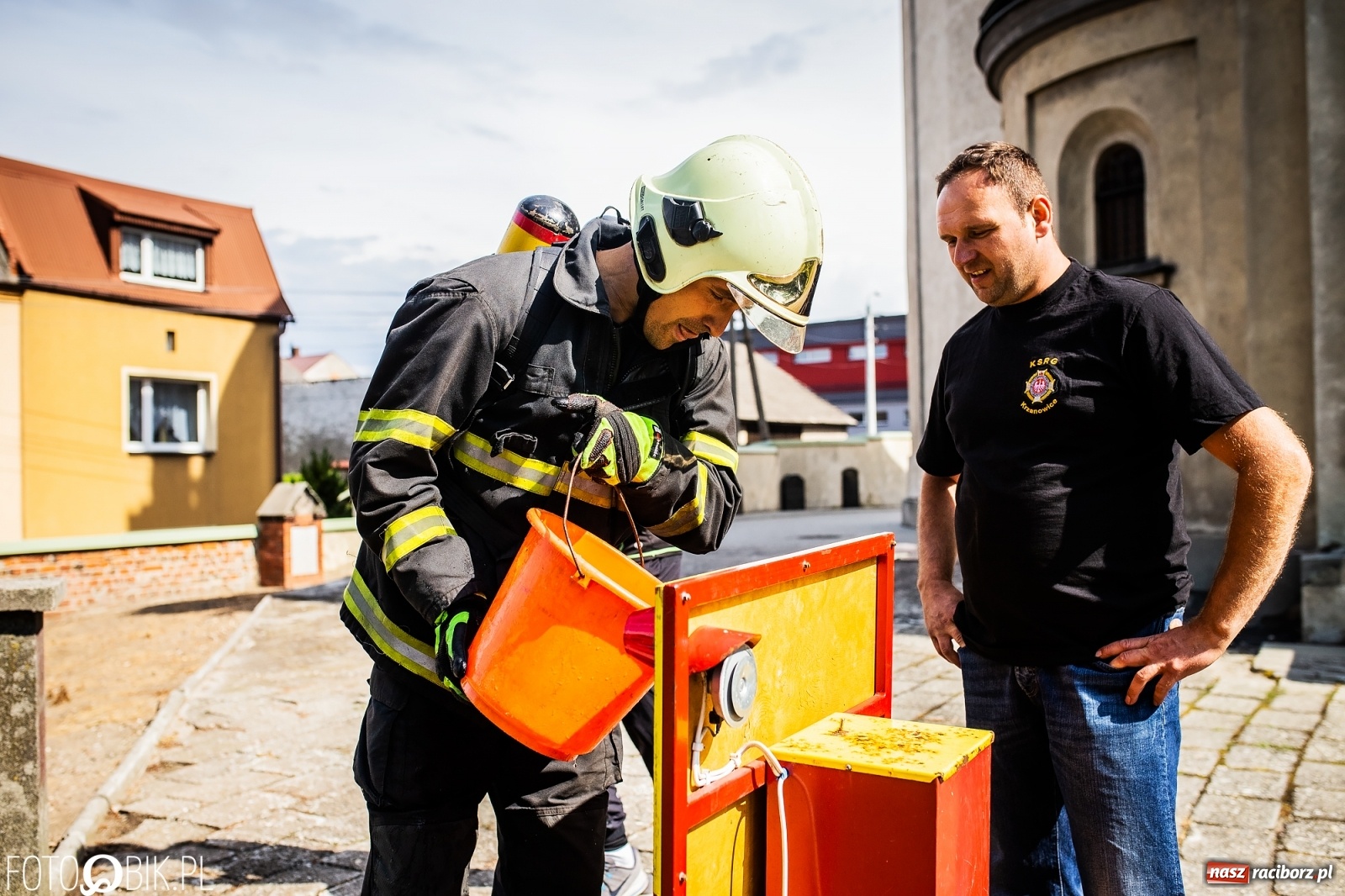 Zdjęcie w galerii na portalu naszraciborz.pl: Żelazny jak strażak. Polacy tłem dla Czechów w Krzanowicach [FOTO] wiadomości z regionu