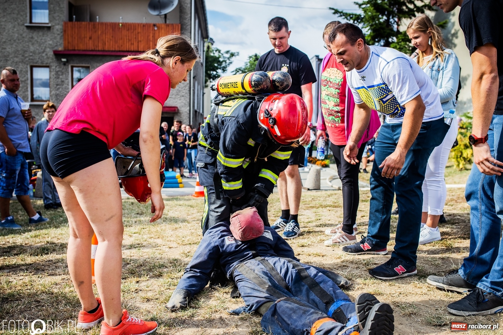 Zdjęcie w galerii na portalu naszraciborz.pl: Żelazny jak strażak. Polacy tłem dla Czechów w Krzanowicach [FOTO] wiadomości z regionu