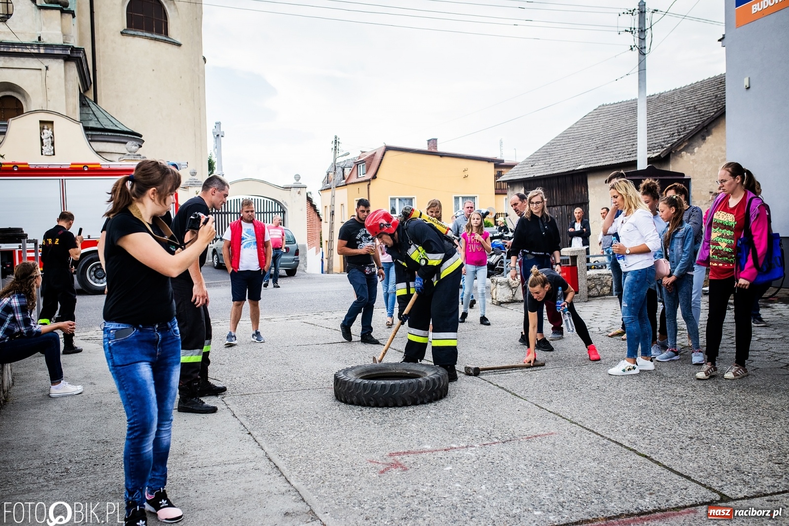 Zdjęcie w galerii na portalu naszraciborz.pl: Żelazny jak strażak. Polacy tłem dla Czechów w Krzanowicach [FOTO] wiadomości z regionu
