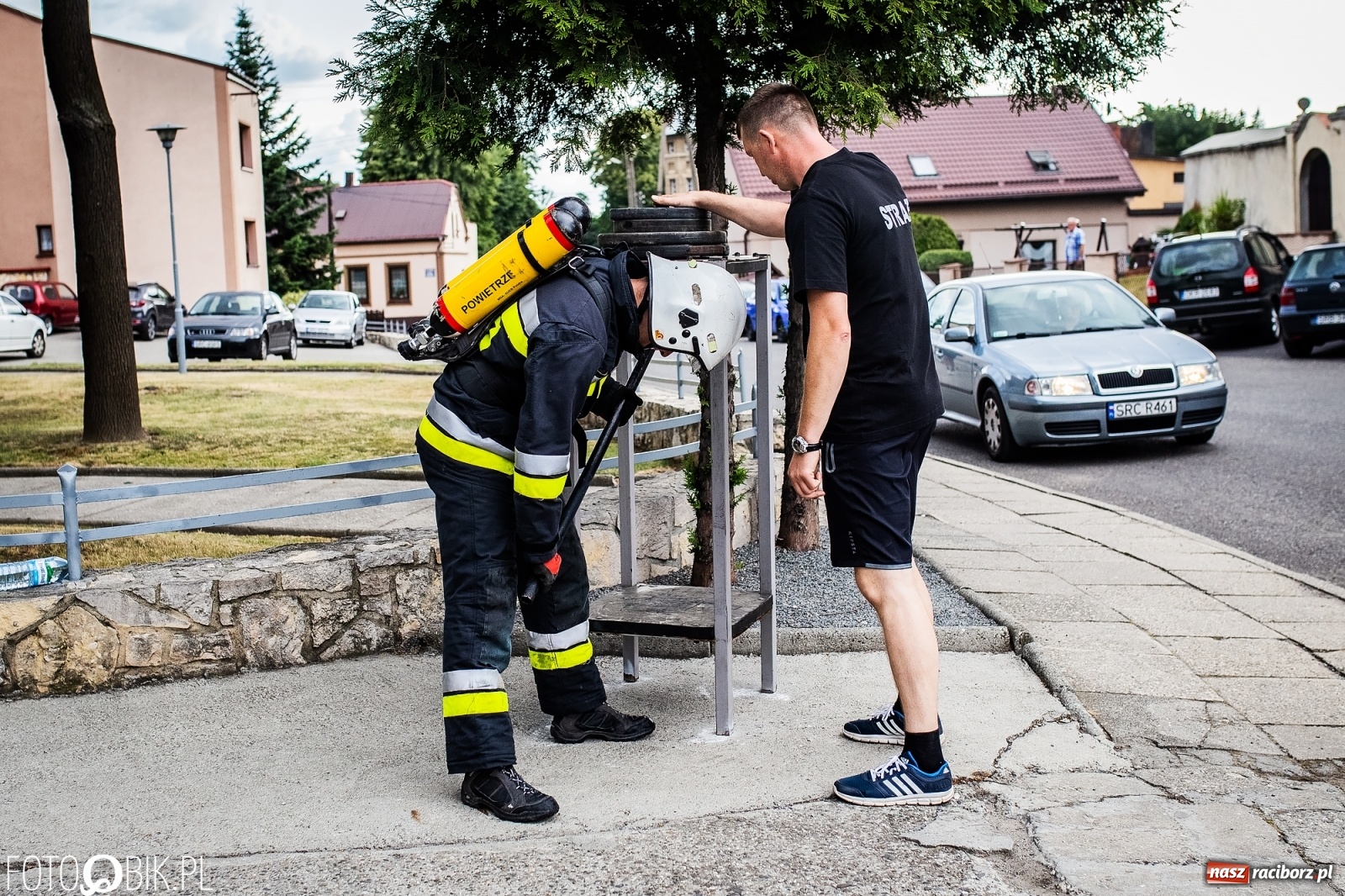 Zdjęcie w galerii na portalu naszraciborz.pl: Żelazny jak strażak. Polacy tłem dla Czechów w Krzanowicach [FOTO] wiadomości z regionu