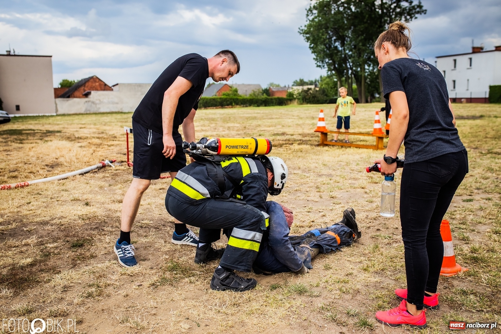 Zdjęcie w galerii na portalu naszraciborz.pl: Żelazny jak strażak. Polacy tłem dla Czechów w Krzanowicach [FOTO] wiadomości z regionu