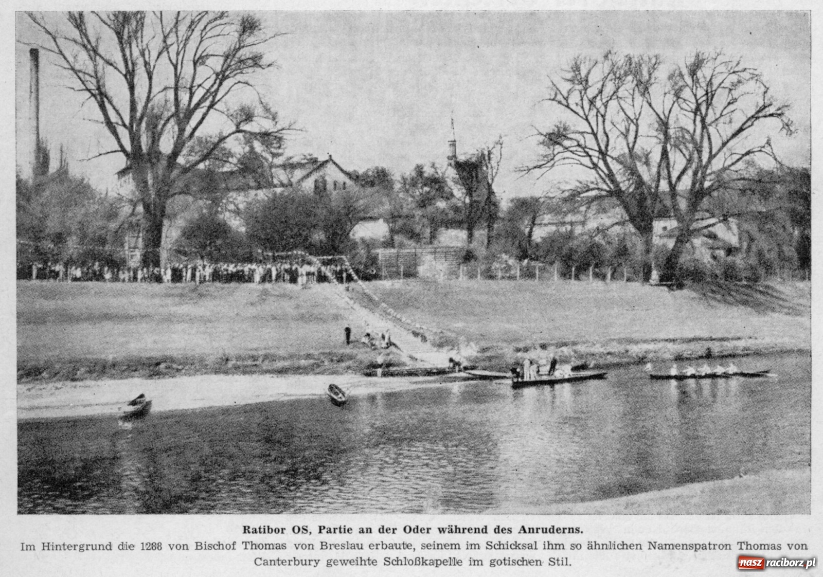 Zdjęcie w galerii na portalu naszraciborz.pl: Odra odsłania dno. Jakie skarby kryje rzeka? Czy znajdzie się tajemne przejście z zamku do klasztoru dominikanek? wiadomości z regionu