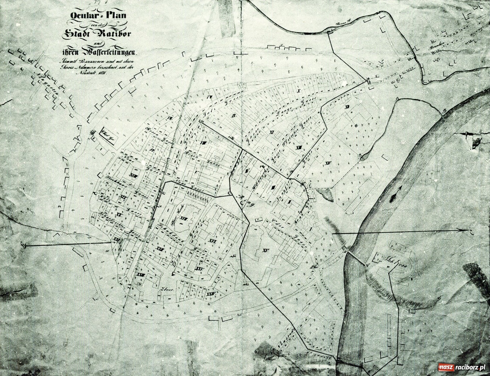 Zdjęcie w galerii na portalu naszraciborz.pl: Odra odsłania dno. Jakie skarby kryje rzeka? Czy znajdzie się tajemne przejście z zamku do klasztoru dominikanek? wiadomości z regionu