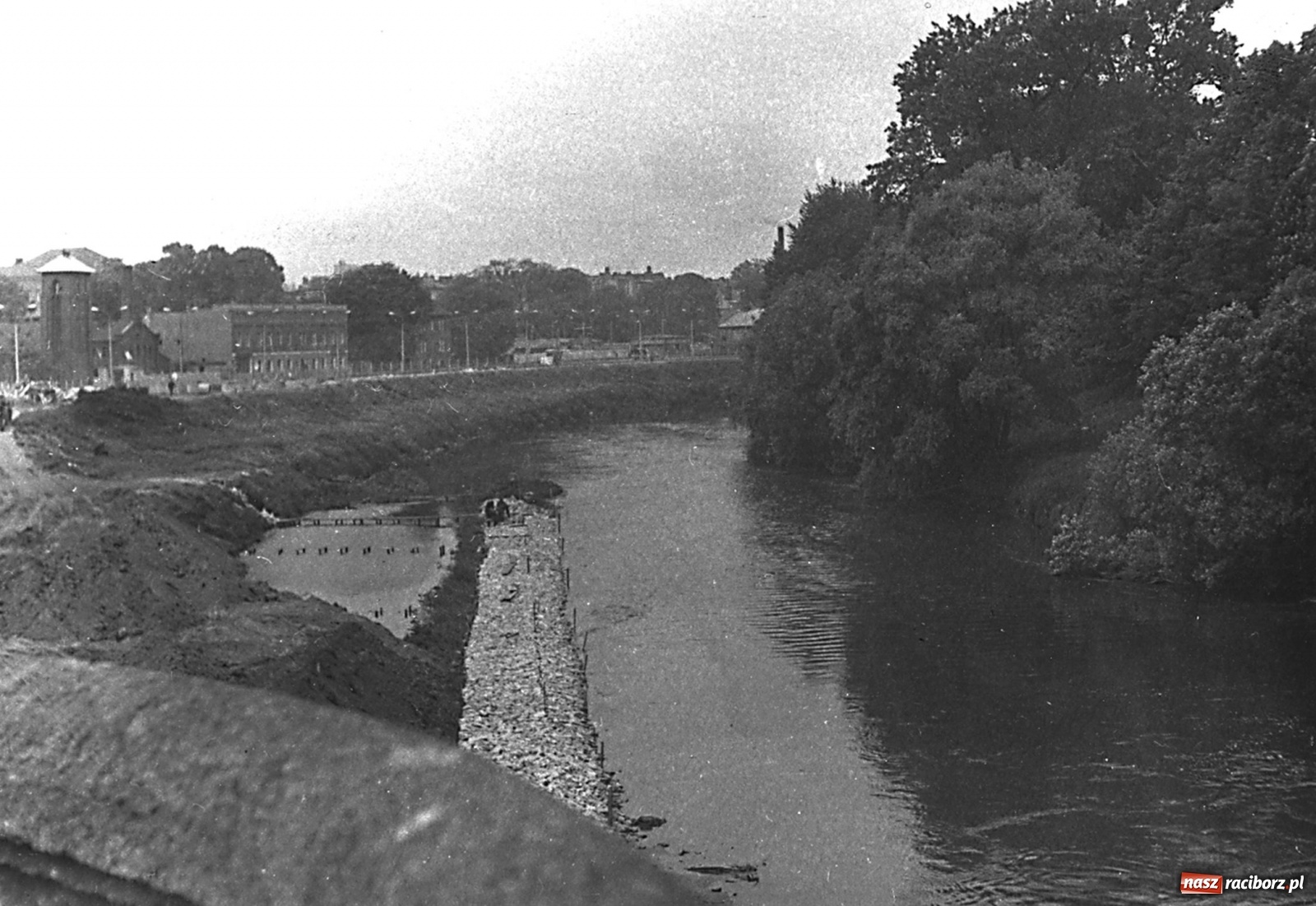 Zdjęcie w galerii na portalu naszraciborz.pl: Odra odsłania dno. Jakie skarby kryje rzeka? Czy znajdzie się tajemne przejście z zamku do klasztoru dominikanek? wiadomości z regionu