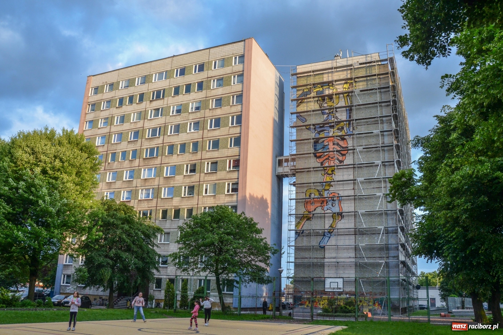Zdjęcie w galerii na portalu naszraciborz.pl: Był mural i nie ma. Szkoda wiadomości z regionu
