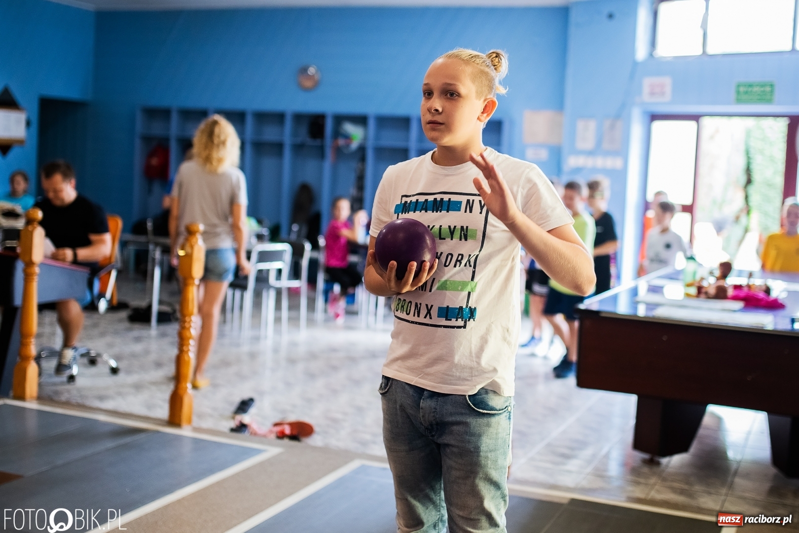 Zdjęcie w galerii na portalu naszraciborz.pl: Wakacyjna rywalizacja kręglarska przy Zamkowej wiadomości z regionu