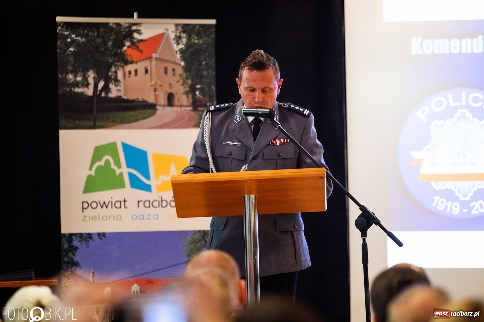 Zdjęcie w galerii na portalu naszraciborz.pl: Święto Policji na raciborskim zamku  wiadomości z regionu