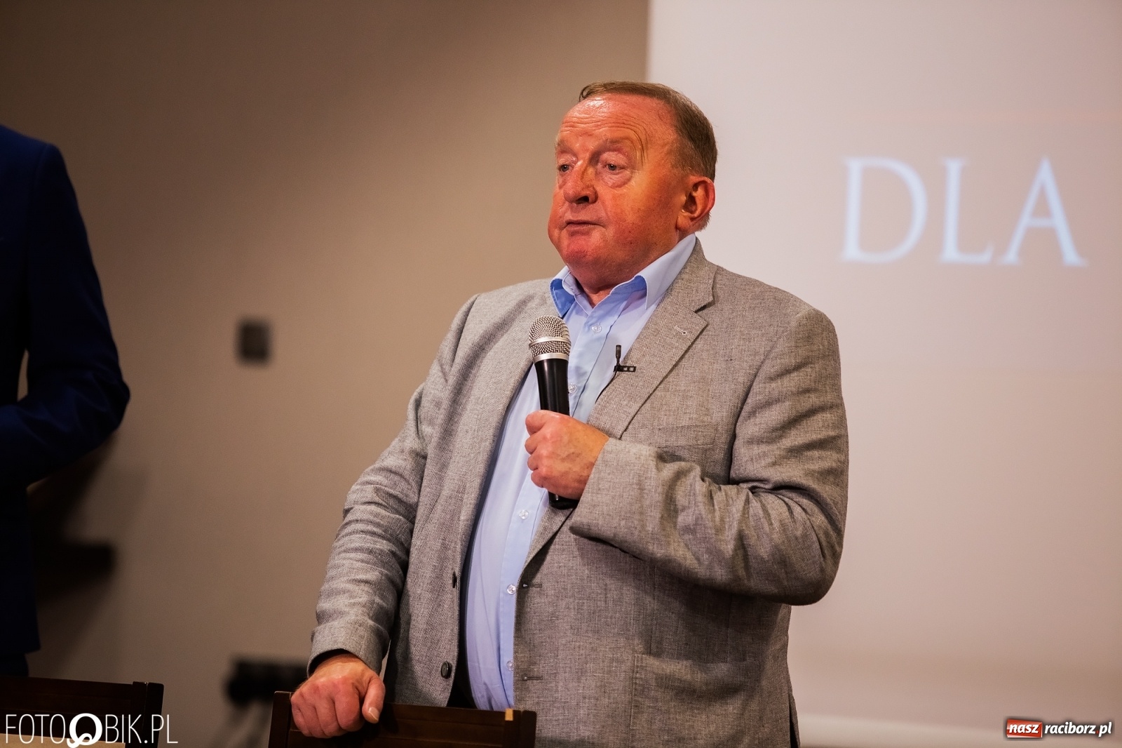 Zdjęcie w galerii na portalu naszraciborz.pl: Prezes jak Edward Gierek. Stanisław Michalkiewicz w Raciborzu wiadomości z regionu