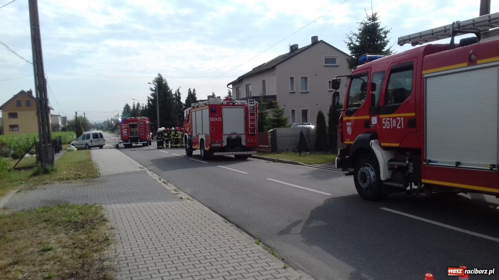 Zdjęcie w galerii na portalu naszraciborz.pl: Poranny ALARM w Krzyżanowicach  wiadomości z regionu