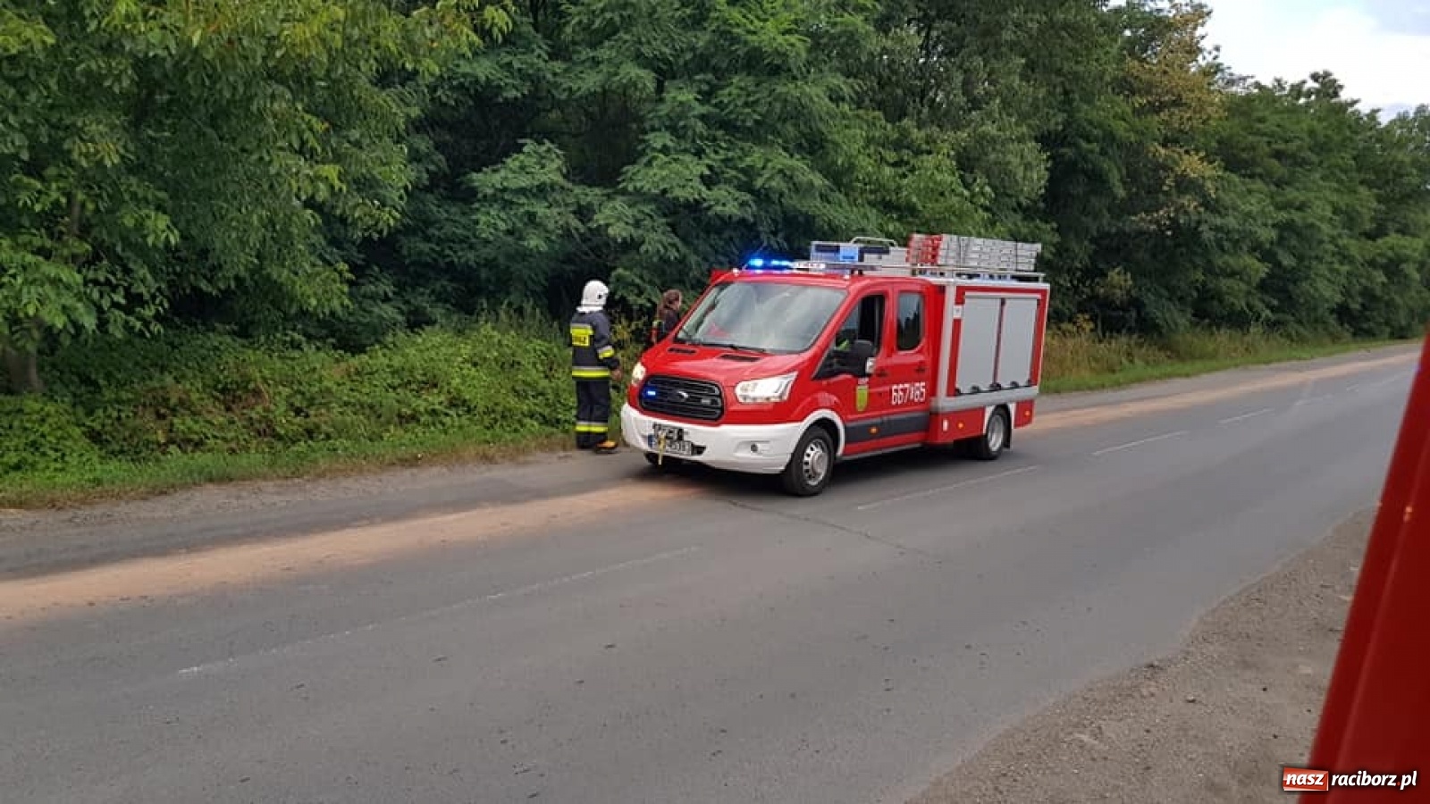 Zdjęcie w galerii na portalu naszraciborz.pl: Poranny ALARM w Krzyżanowicach  wiadomości z regionu