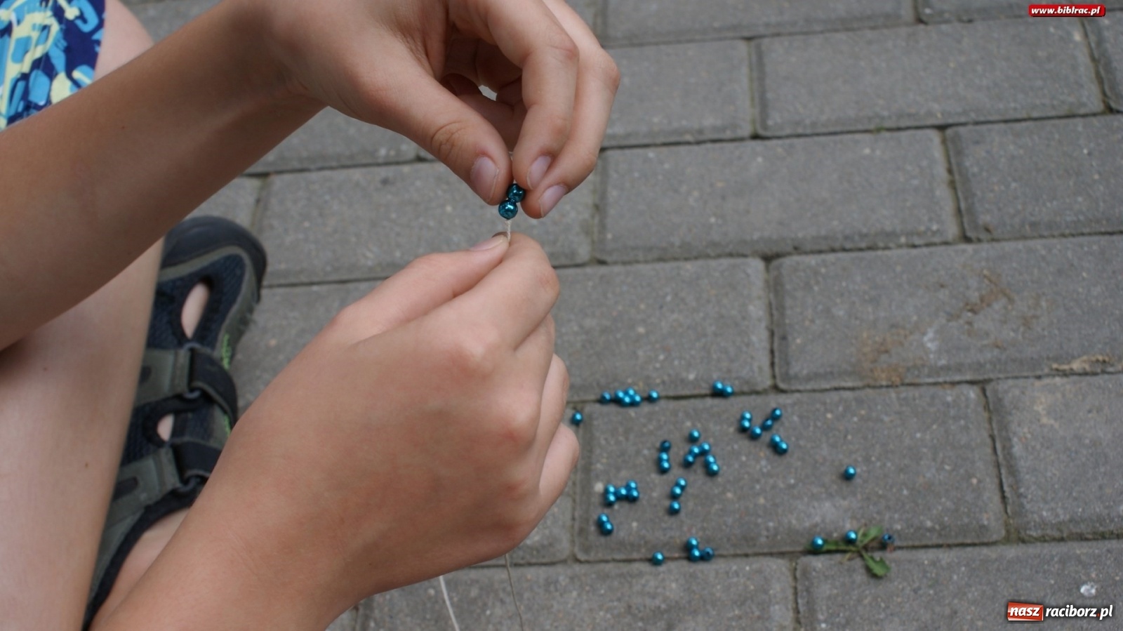 Zdjęcie w galerii na portalu naszraciborz.pl: W poszukiwaniu niebieskiego koralika w bibliotece  wiadomości z regionu