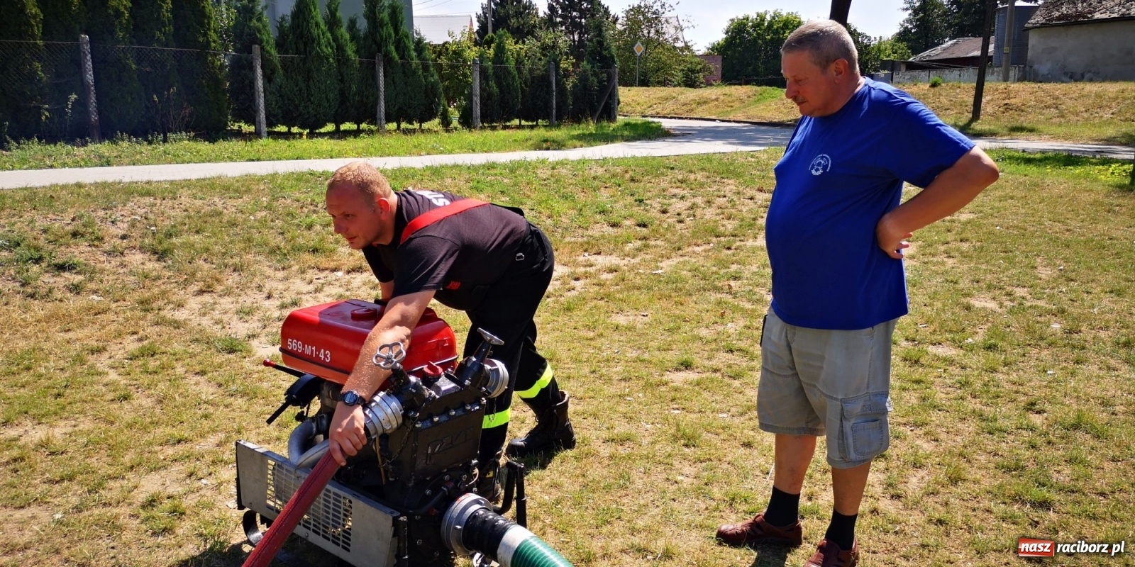 Zdjęcie w galerii na portalu naszraciborz.pl: Wakacyjny czwartek ze strażakami [FOTO] i [WIDEO] wiadomości z regionu