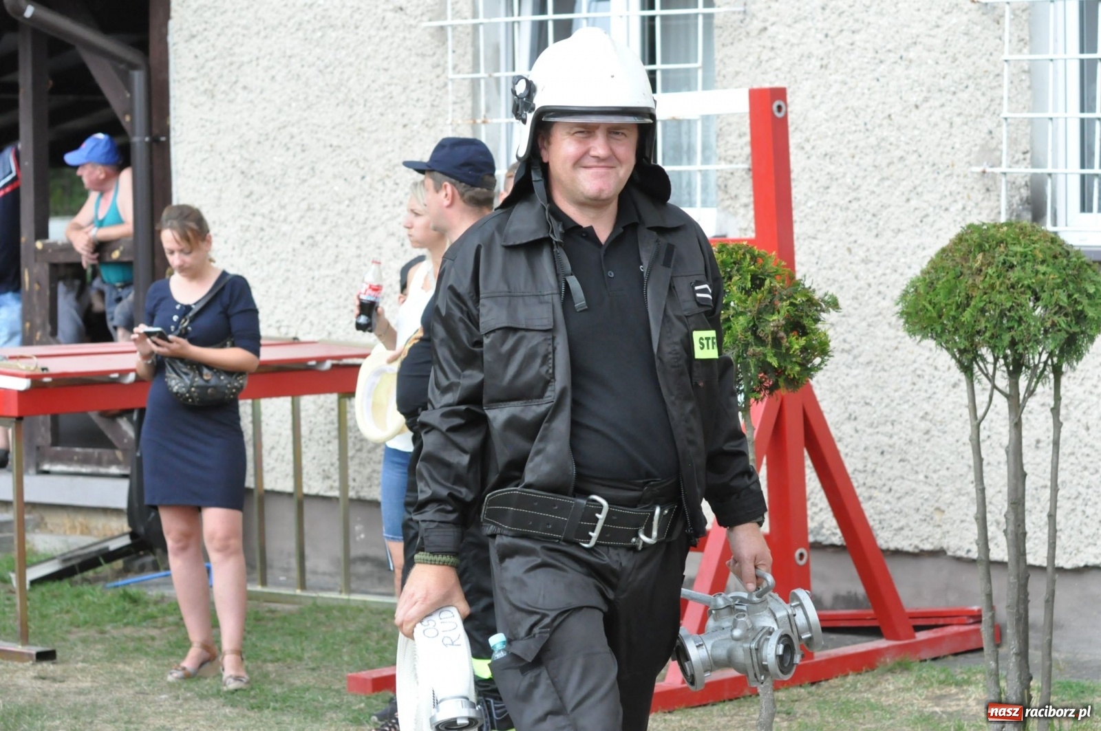 Zdjęcie w galerii na portalu naszraciborz.pl: Budziska o krok przez Rudą. Zawody sportowo-pożarnicze gminy Kuźnia Raciborska [FOTO] i [WIDEO] wiadomości z regionu