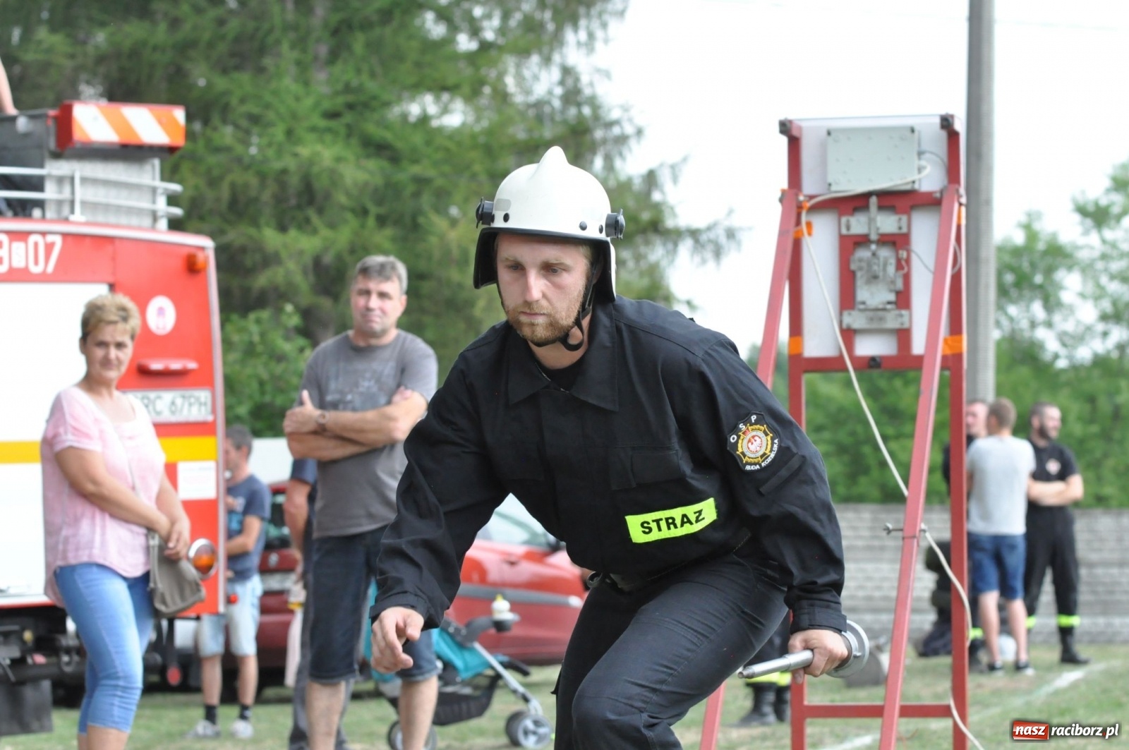 Zdjęcie w galerii na portalu naszraciborz.pl: Budziska o krok przez Rudą. Zawody sportowo-pożarnicze gminy Kuźnia Raciborska [FOTO] i [WIDEO] wiadomości z regionu