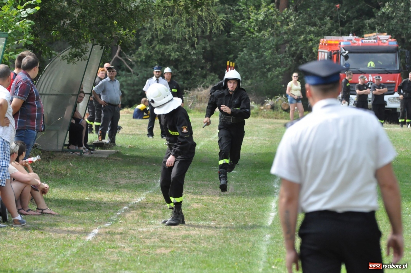 Zdjęcie w galerii na portalu naszraciborz.pl: Budziska o krok przez Rudą. Zawody sportowo-pożarnicze gminy Kuźnia Raciborska [FOTO] i [WIDEO] wiadomości z regionu