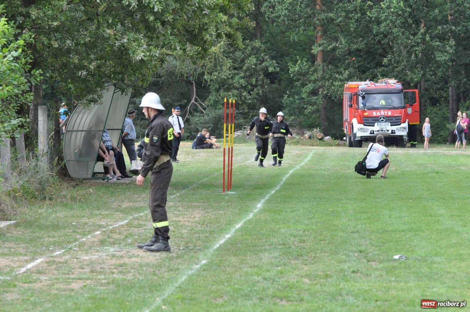 Zdjęcie w galerii na portalu naszraciborz.pl: Budziska o krok przez Rudą. Zawody sportowo-pożarnicze gminy Kuźnia Raciborska [FOTO] i [WIDEO] wiadomości z regionu