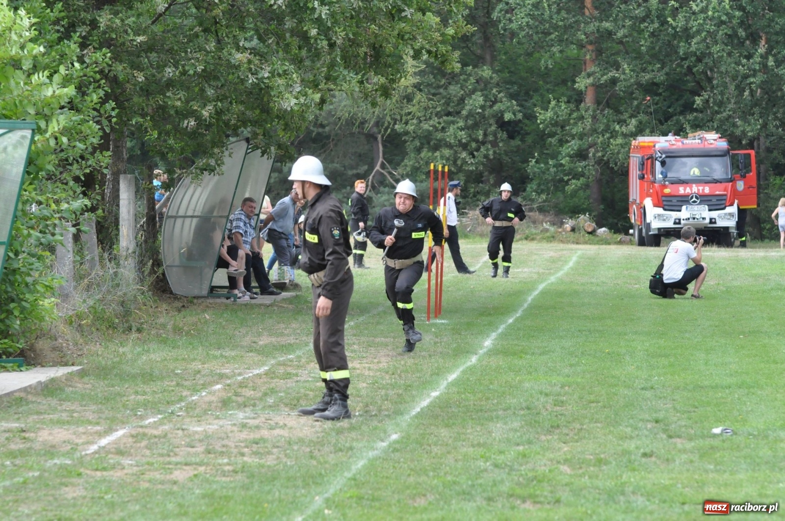Zdjęcie w galerii na portalu naszraciborz.pl: Budziska o krok przez Rudą. Zawody sportowo-pożarnicze gminy Kuźnia Raciborska [FOTO] i [WIDEO] wiadomości z regionu